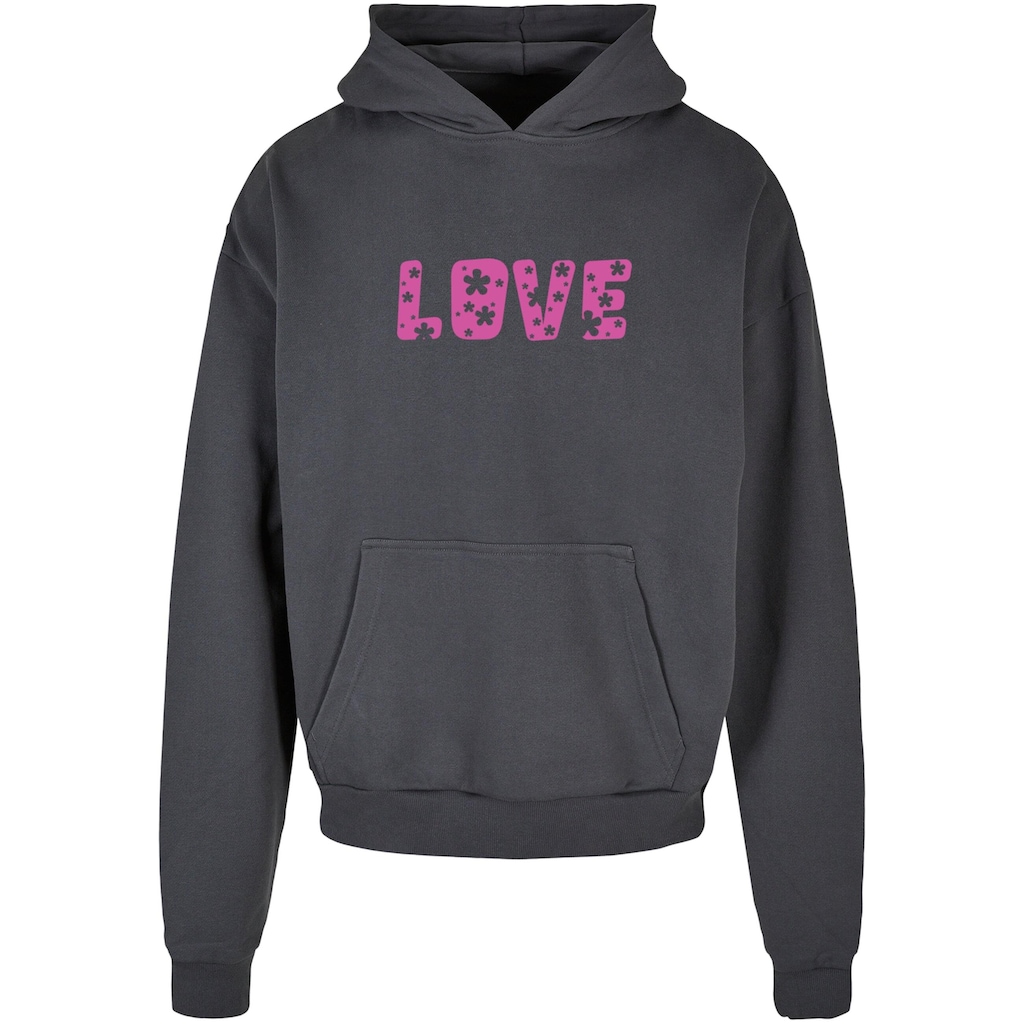 Merchcode Kapuzensweatshirt »Merchcode Herren Valentines Day - Flowers Love Ultra Heavy Hoody«, (1 tlg.)