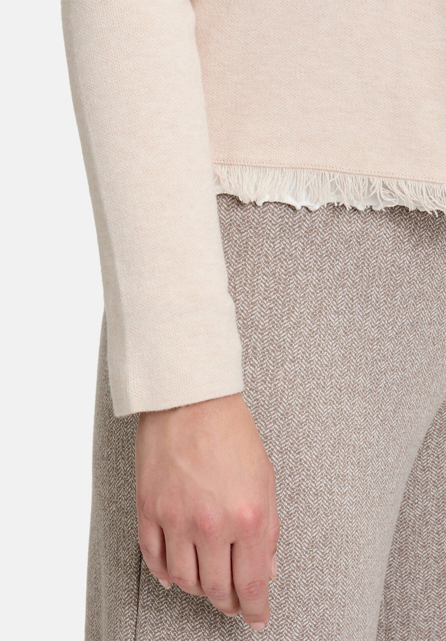 Cartoon Strickjacke »Damen mit Fransen« 1 Stk.