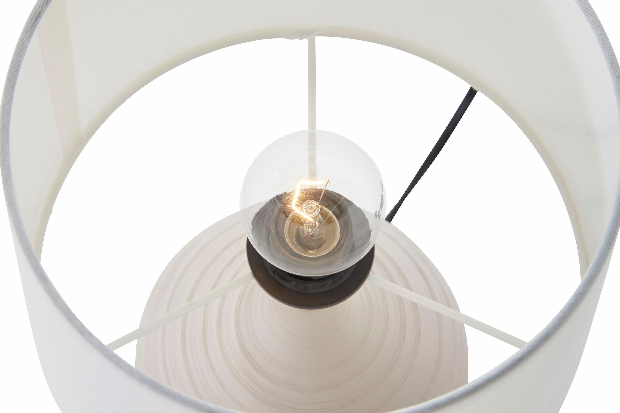 REALITY Leuchten Tischleuchte »MARTIN« E14 Schnurschalter, Leuchtmittel tauschbar