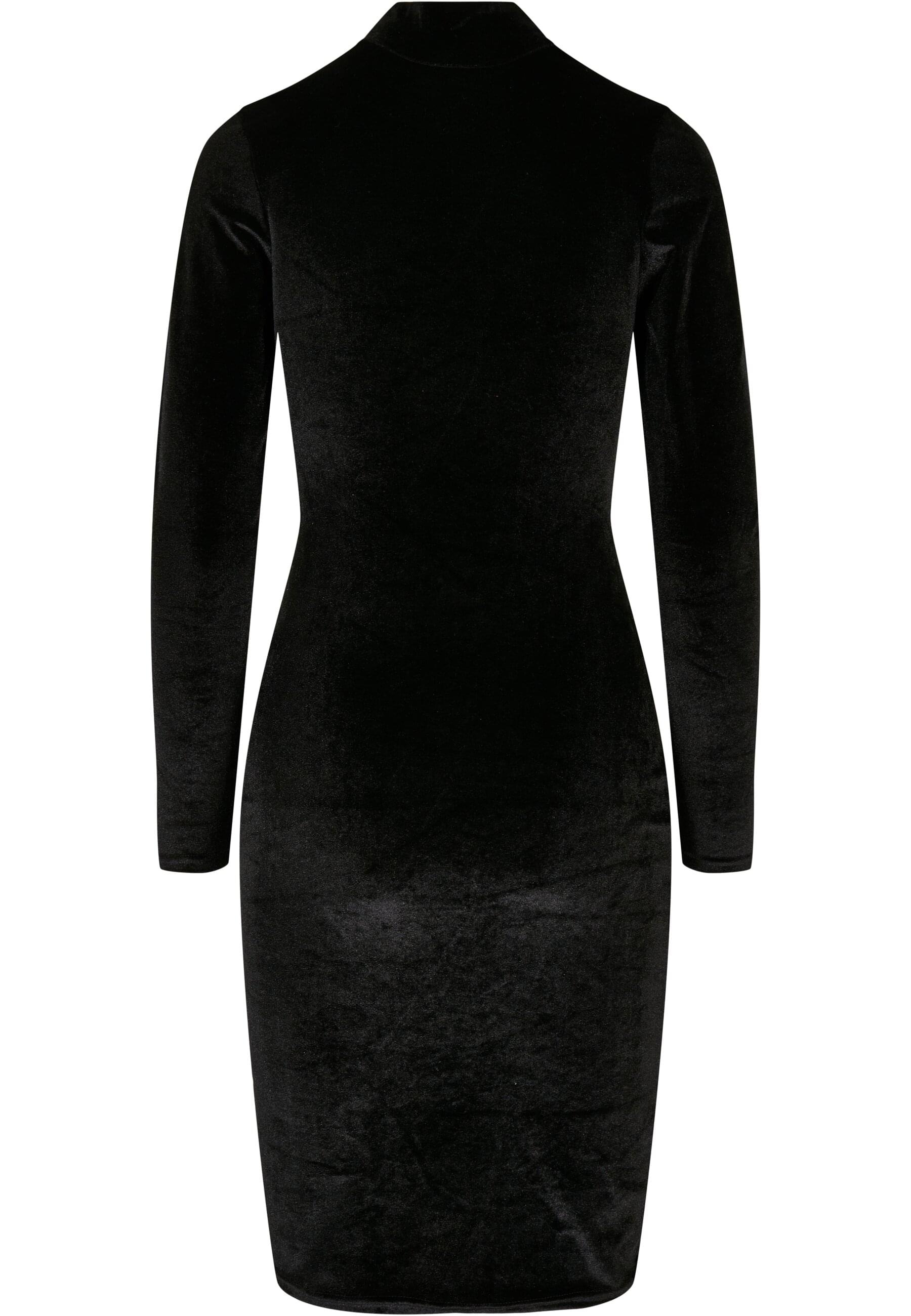 URBAN CLASSICS Shirtkleid "Urban Classics Damen Ladies Velvet Turtle Neck D günstig online kaufen