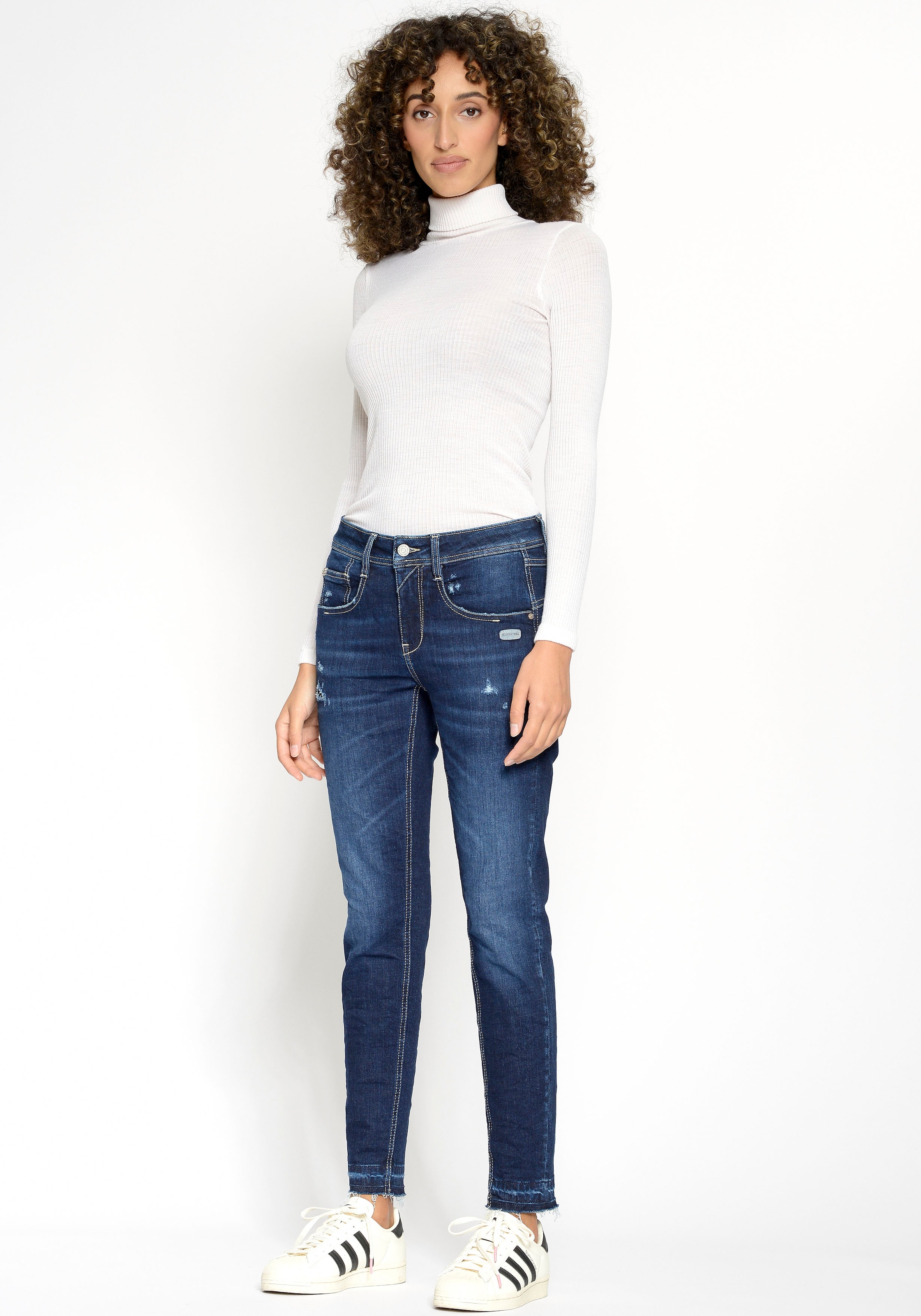 GANG Relax-fit-Jeans »94AMELIE CROPPED«, in 5-Pocket-Style