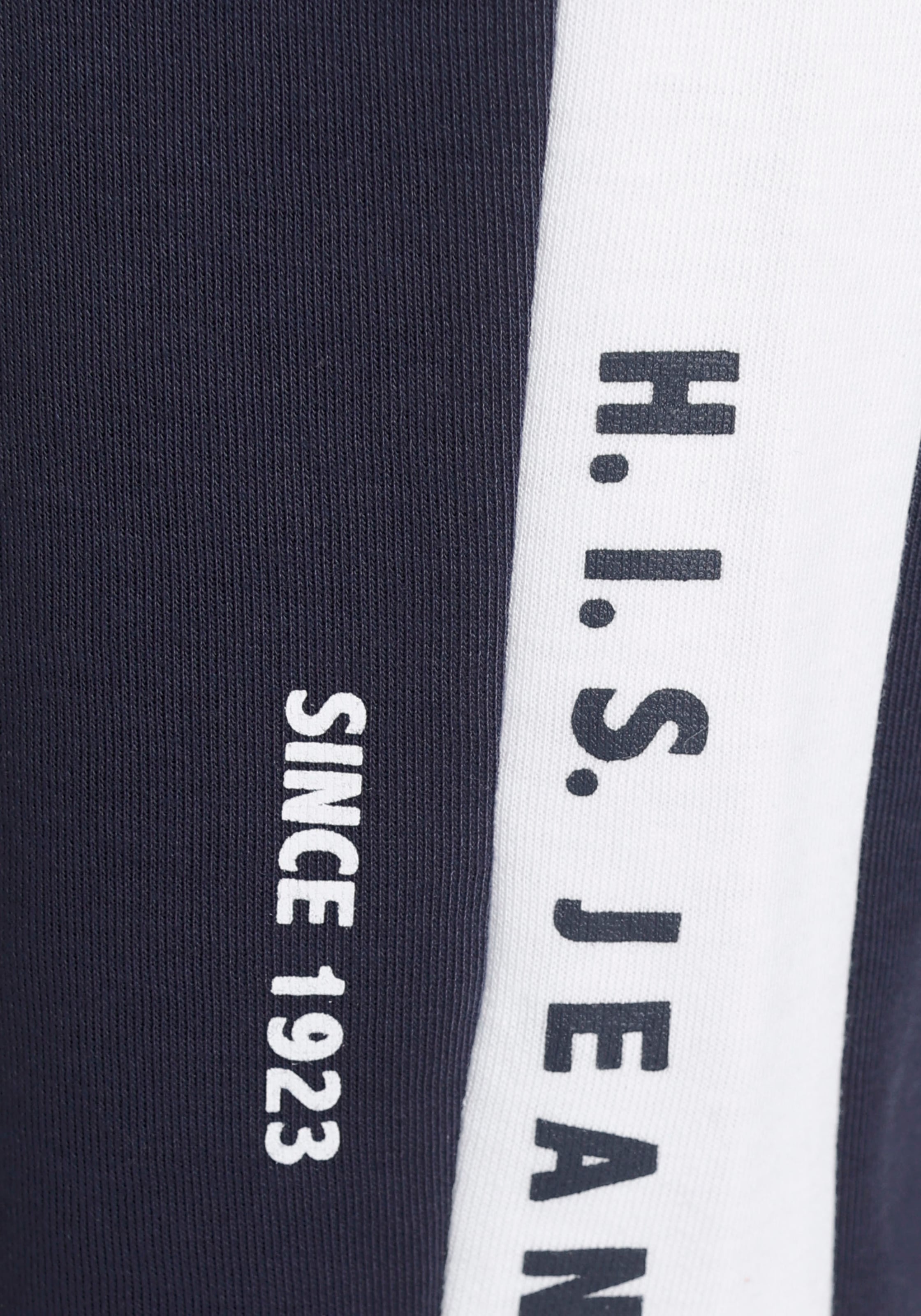 | Seitenstreifen mit und Relaxhose, H.I.S Logodruck kaufen online weißem BAUR