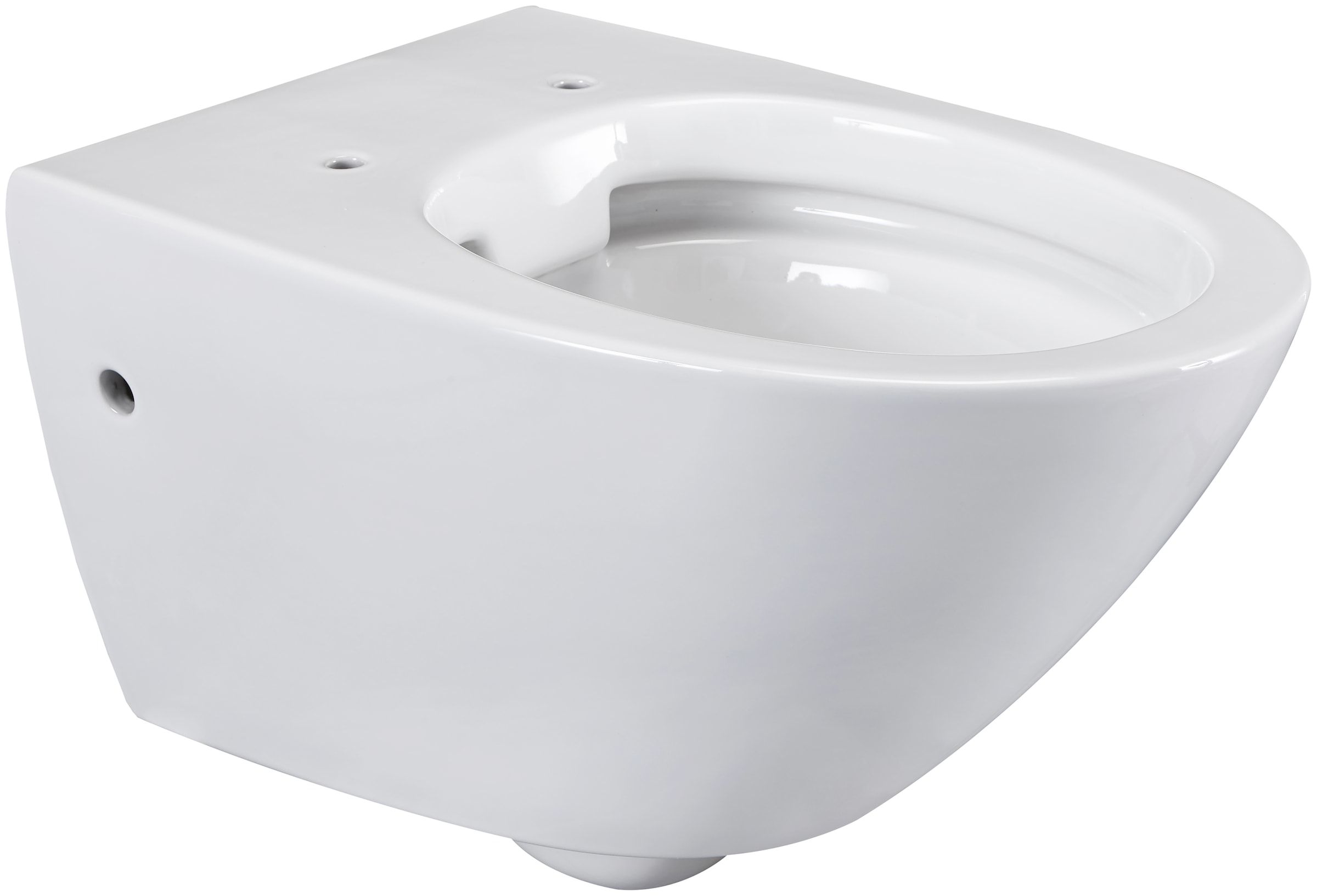 welltime Tiefspül-WC »Spring«, spülrandlose Toilette aus Sanitärkeramik, inkl. WC-Sitz mit Softclose