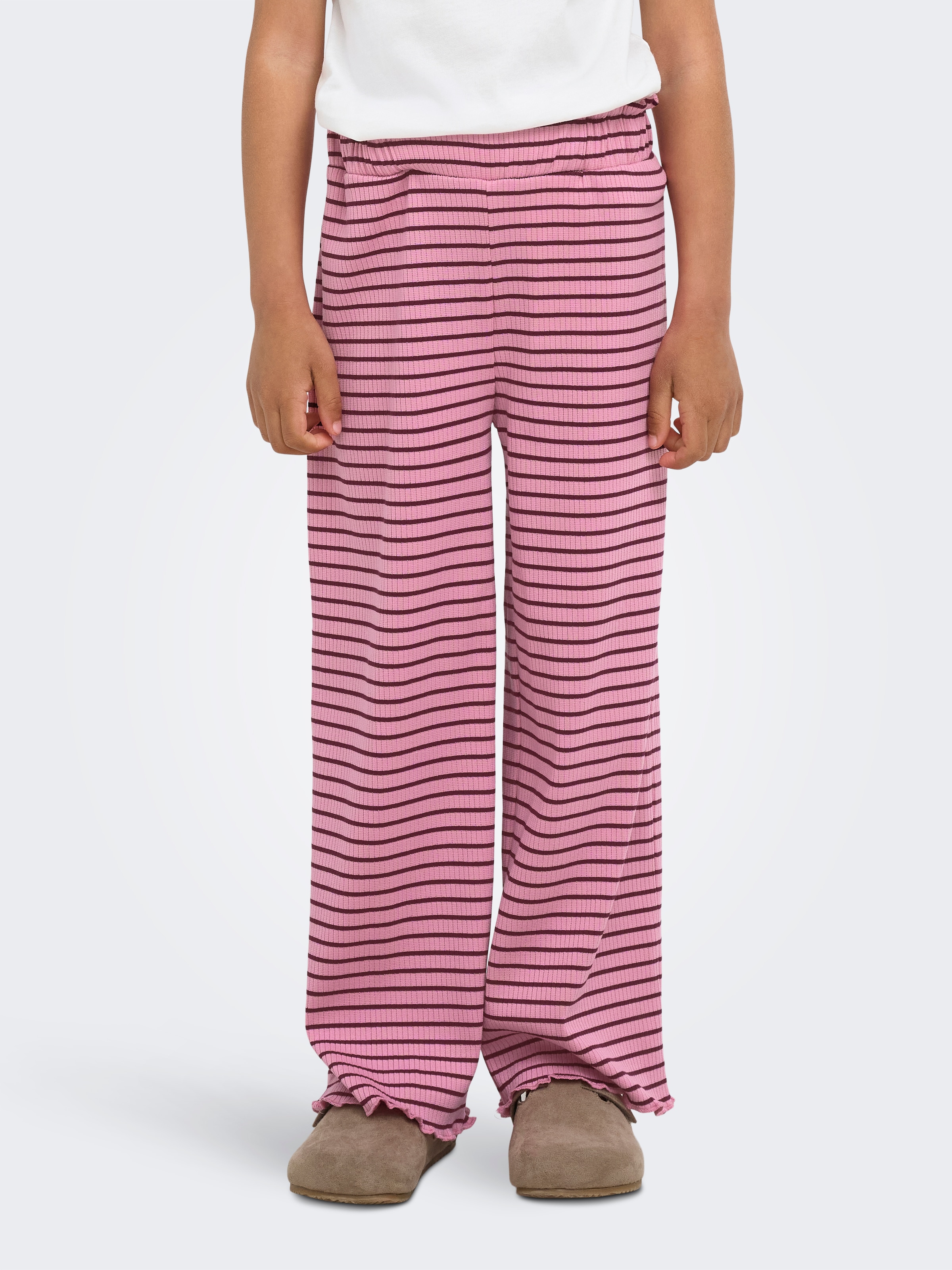 KIDS ONLY Jerseyhose »KMGMAUDE LIFE STRIPE WIDE PANT JRS NOOS«