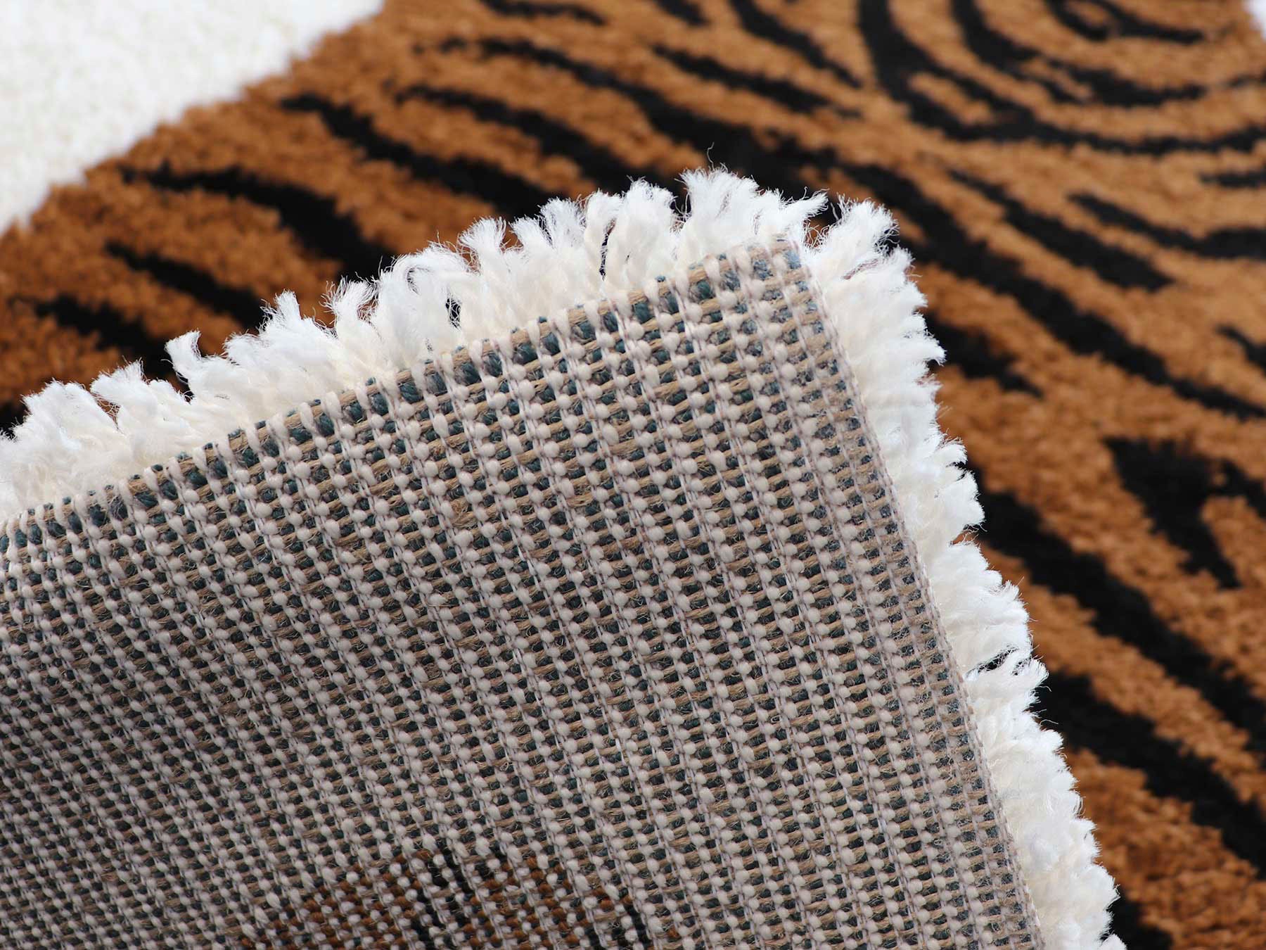Primaflor-Ideen in Textil Kinderteppich »NOMAD - Tiger«, rechteckig, 35 mm Höhe, Hochflor, Motiv Tiger, weich & kuschelig, Kinderzimmer