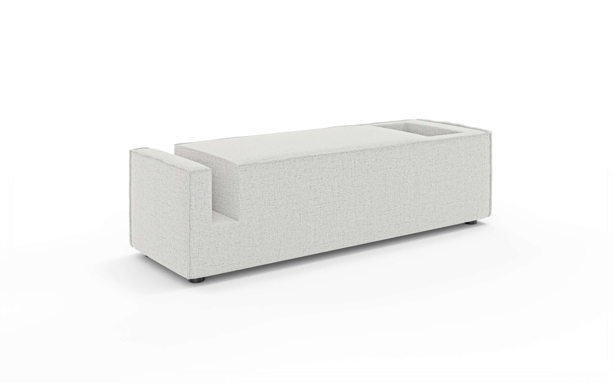 INOSIGN Sofaelement »HAILY Tisch XL für das Modulsofa, extra tief, Maße B/T/H: 45/130/37 cm«, als Modul oder separat verwendbar, mit Steckfach und Ablagefläche