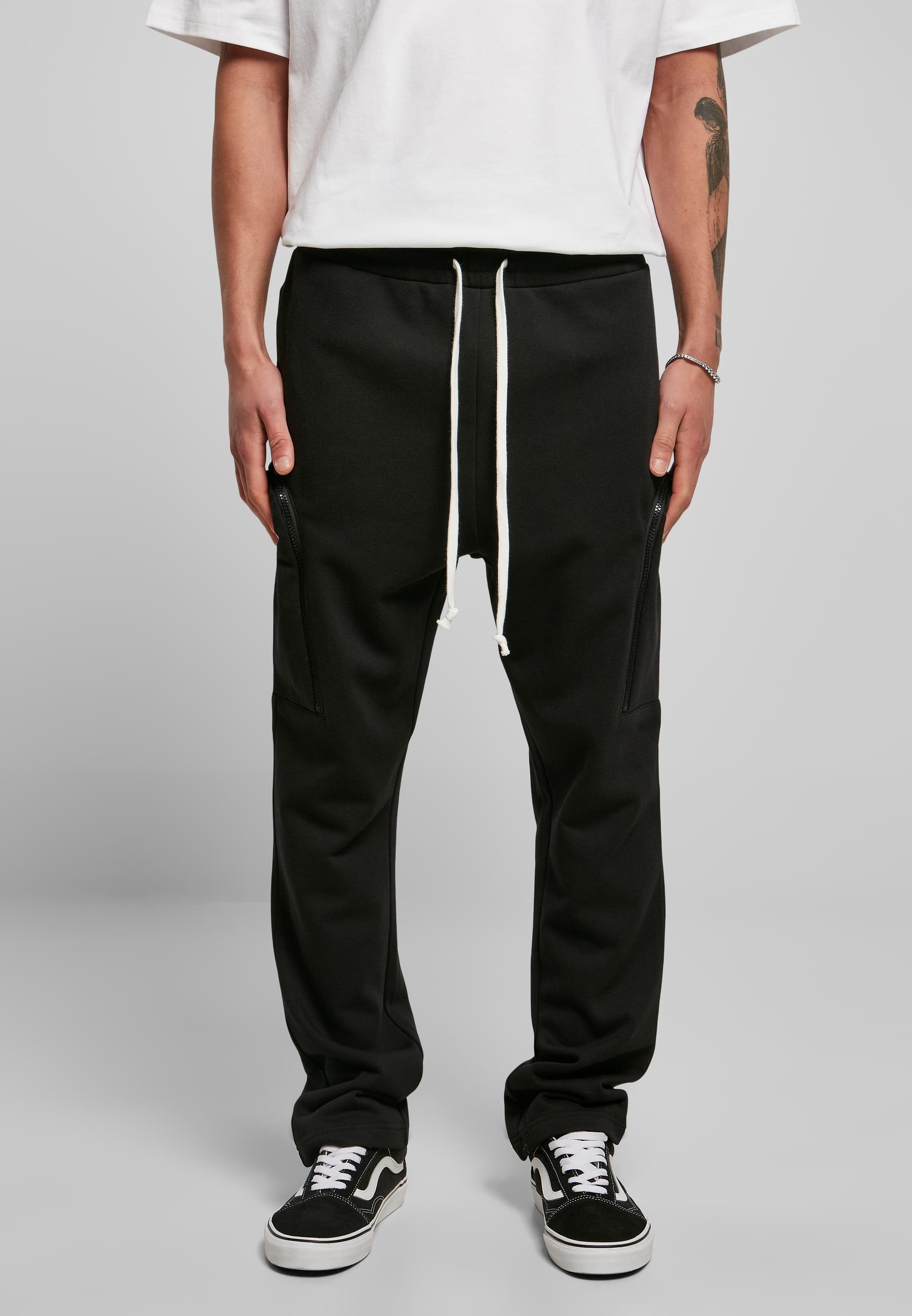 URBAN CLASSICS Jogginghose »Urban Classics Herren Low Crotch Cargo Sweatpants«, (1 tlg.)