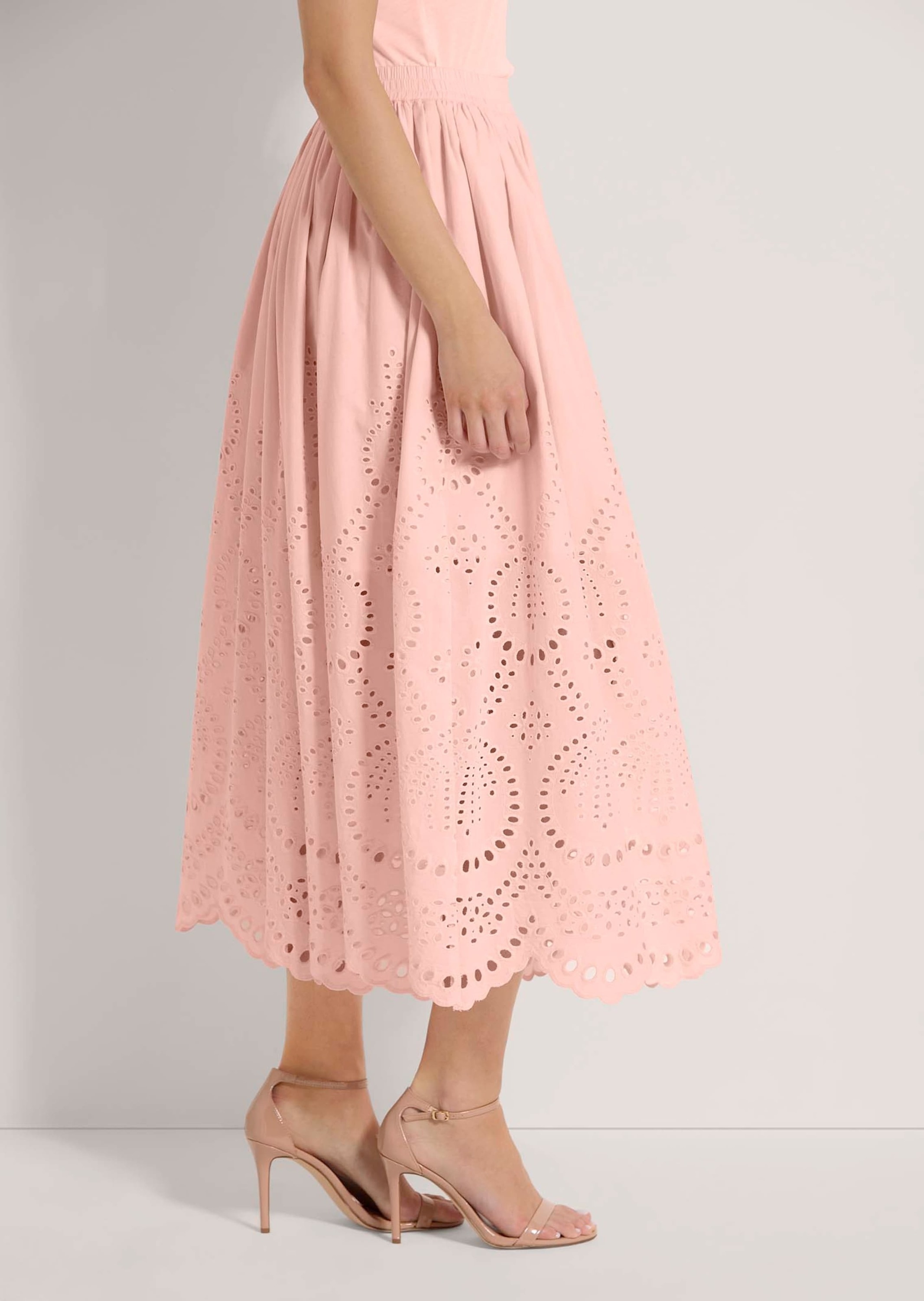 MADELEINE Midirock »Rock Rock mit Lochstickerei«