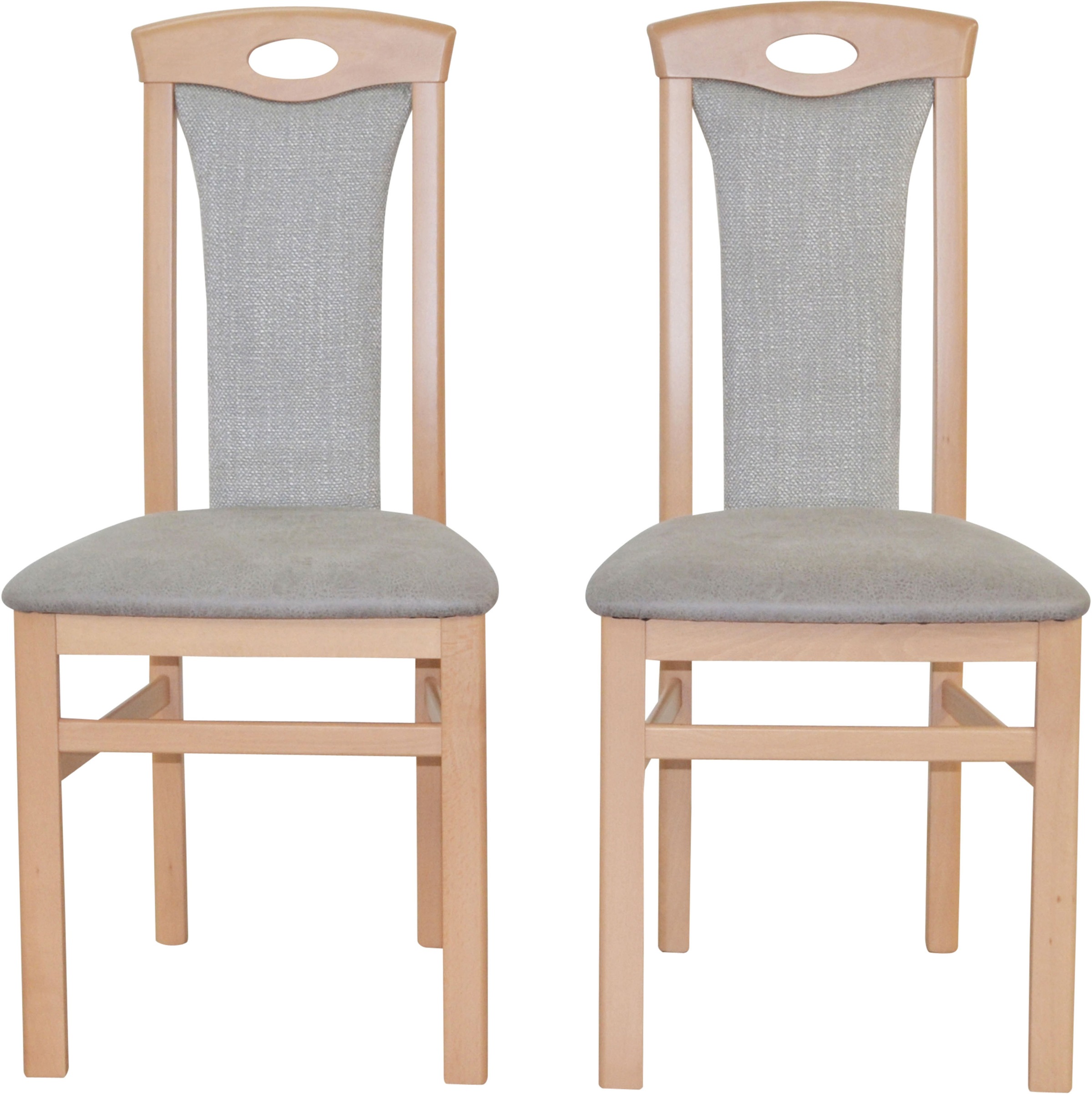 HOFMANN LIVING AND MORE 4-Fußstuhl (Set) 2 Stk. Kunstleder  Polyester günstig online kaufen