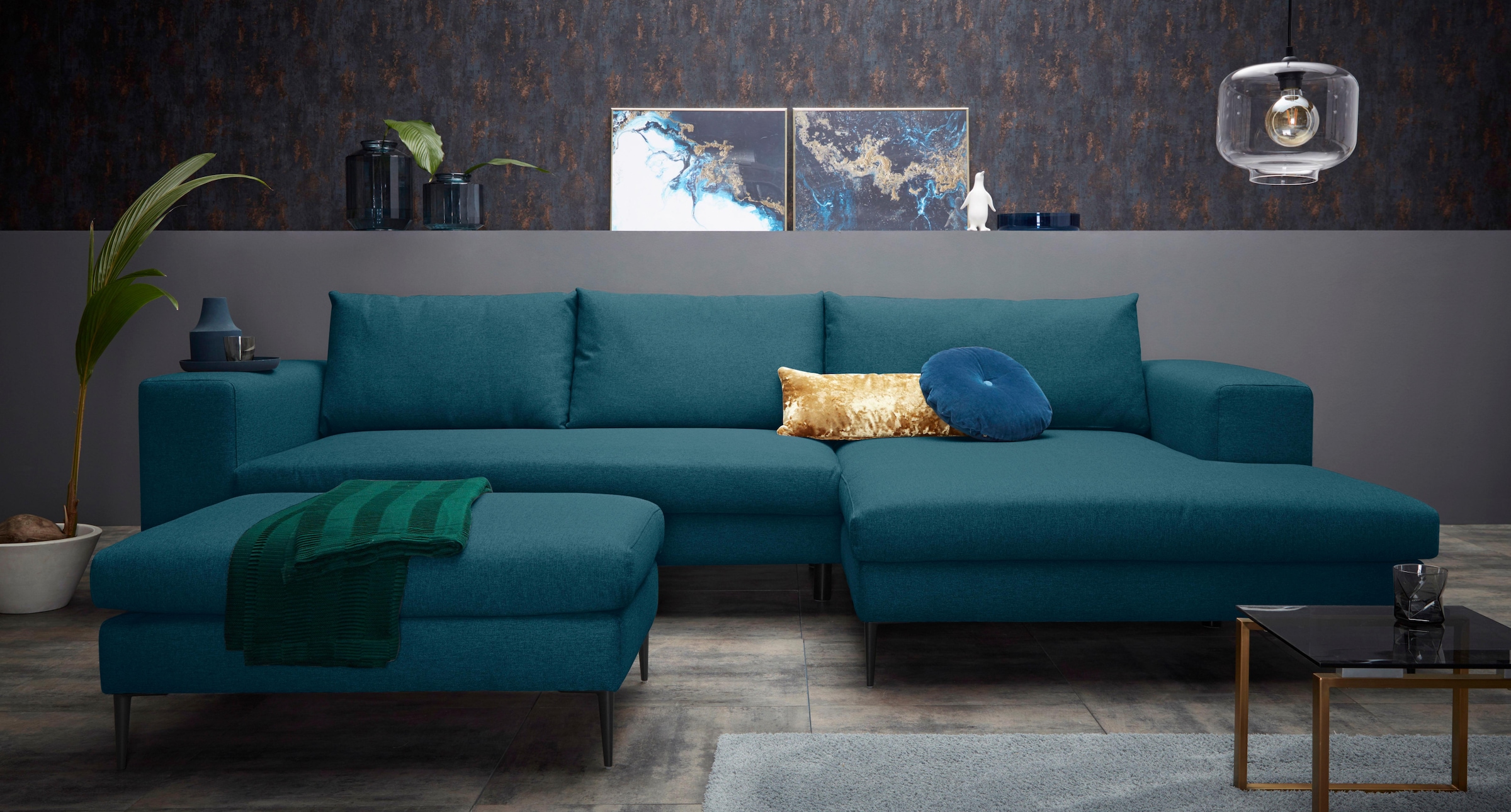 INOSIGN Ecksofa »Aurora, L-Form«, softer, legerer Sitzkomfort