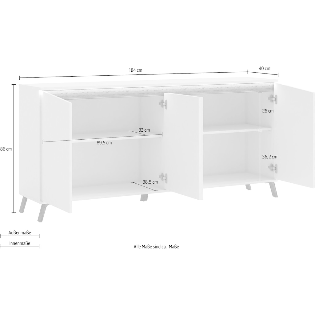 INOSIGN Sideboard »ALADINO«