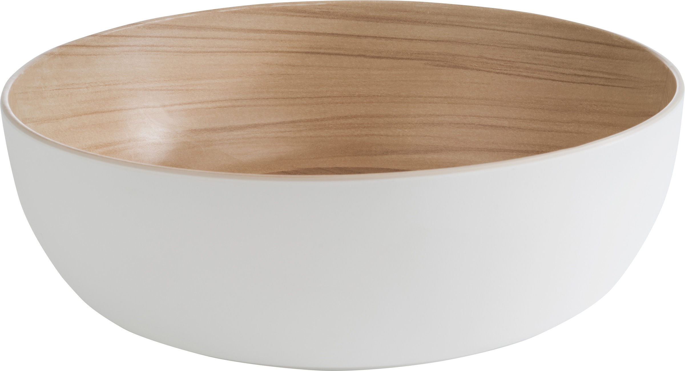 APS Schale "Frida" 1 Stk. aus Melamin Holzoptik innen, Ø 30 cm