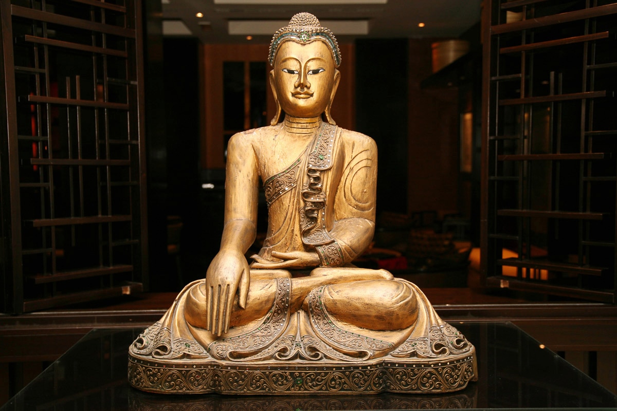 Papermoon Fototapete "Goldener Buddha"