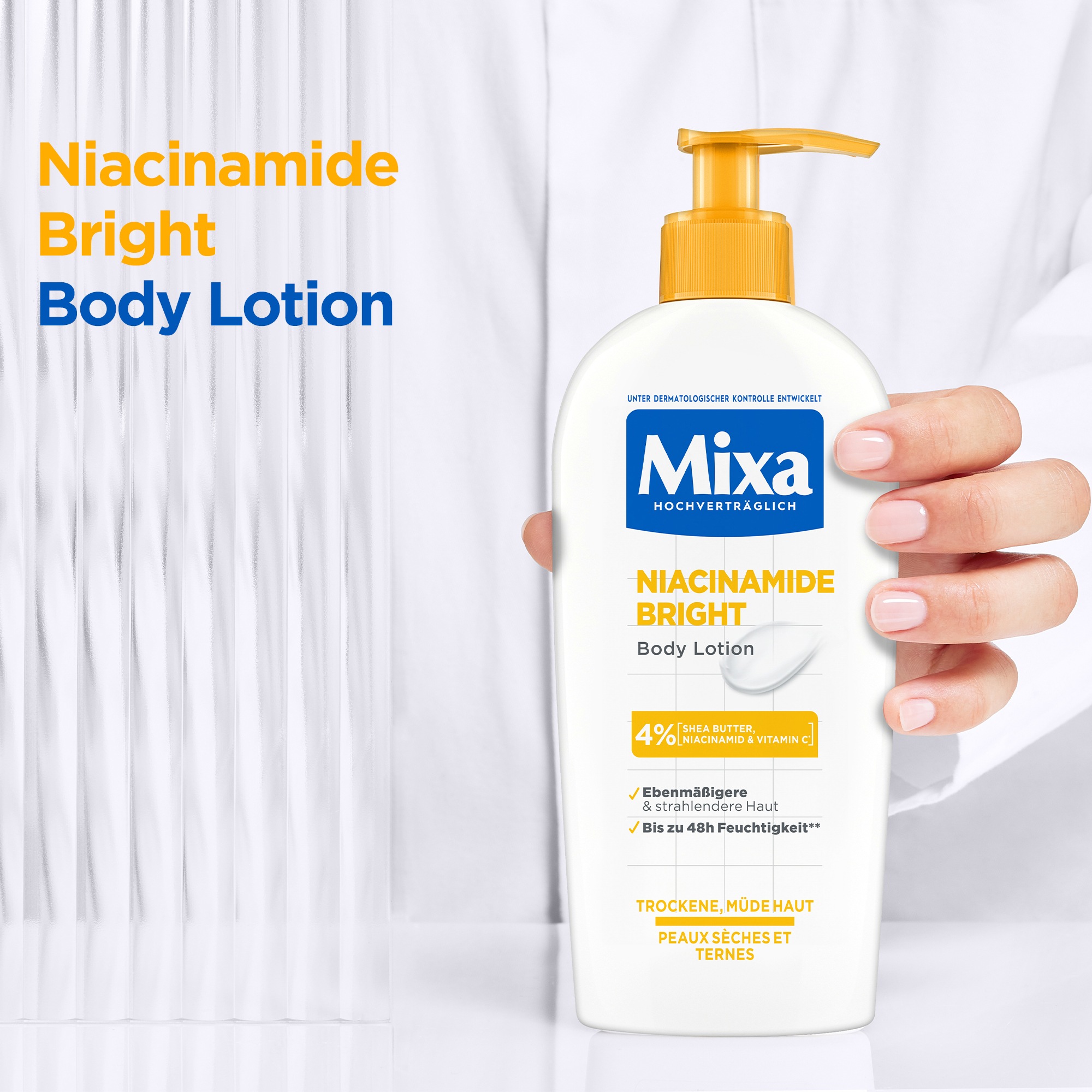 Mixa Körpermilch »Mixa Niacinamide Bright Body Lotion«