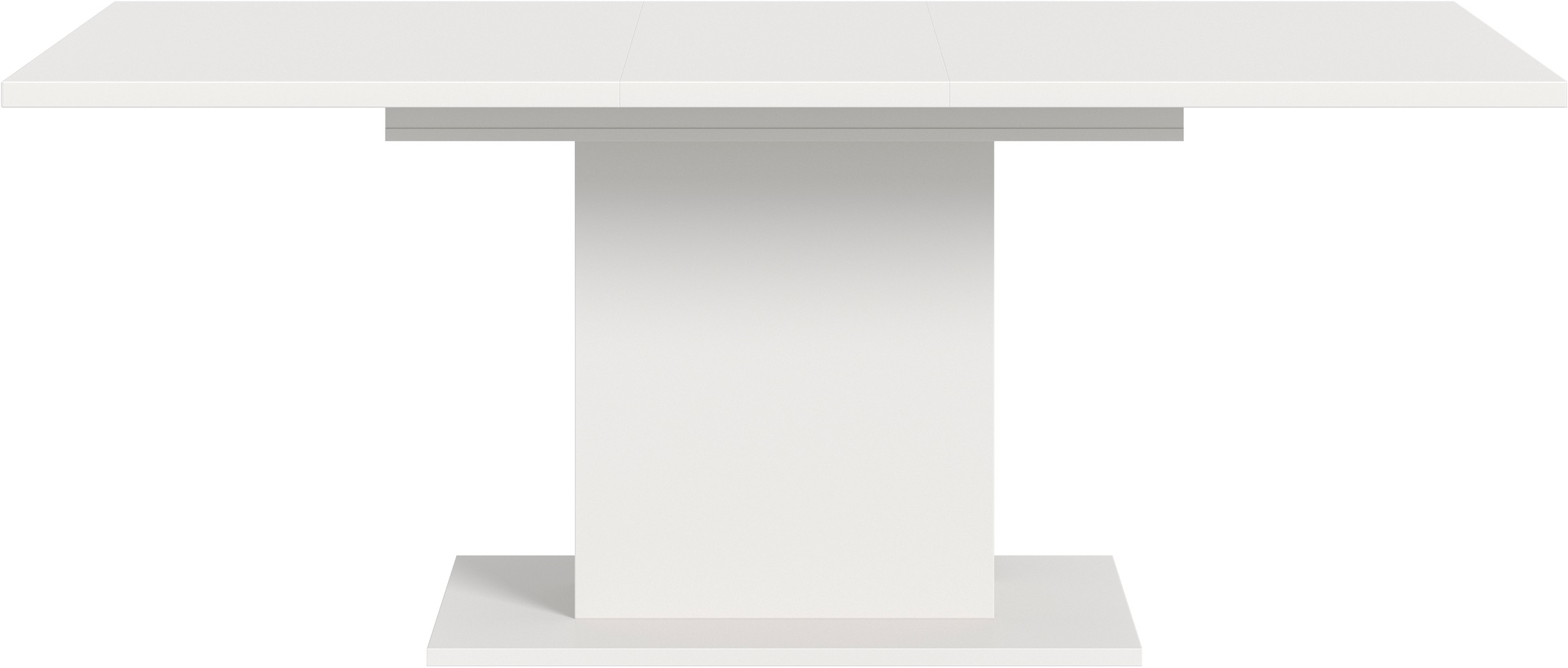 INOSIGN Esstisch »Motus, ausziehbar 150 -190 cm, inklusive 40 cm Einlegeplatte«, (Set, 1 St.), Säulengestell mit Bodenplatte, Tisch, Küchentisch, Esszimmer, Küche