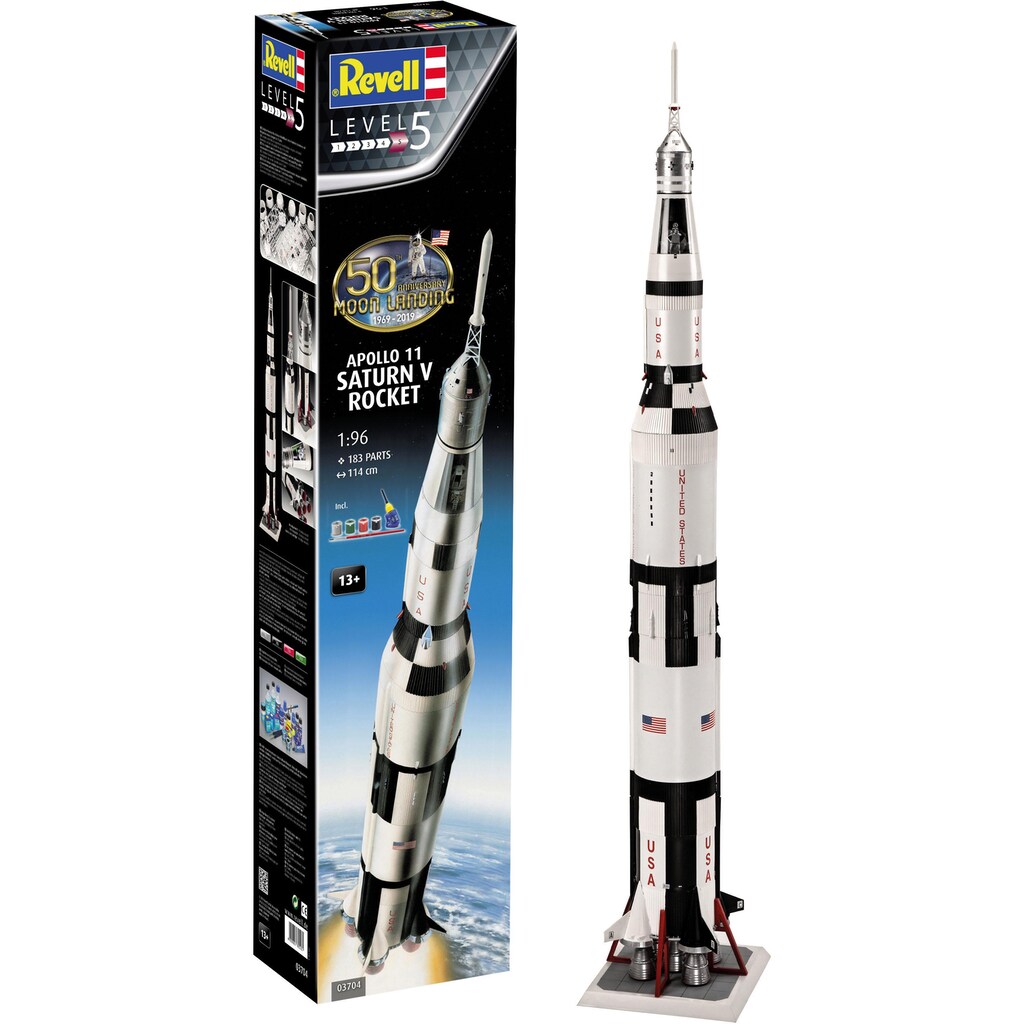 Revell® Modellbausatz »Apollo 11 Saturn V Rocket«, 1:96