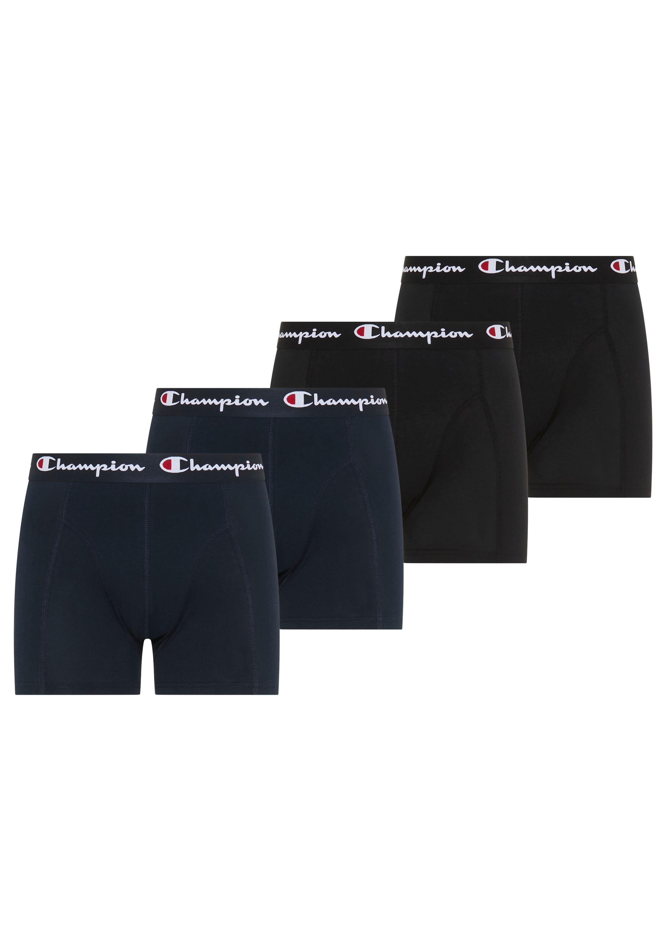 Champion Boxershorts "4 pk Boxer" 4 Stk. 4er-Pack, für Erwachsene geeignet, aus Baumwolle und Elasthan