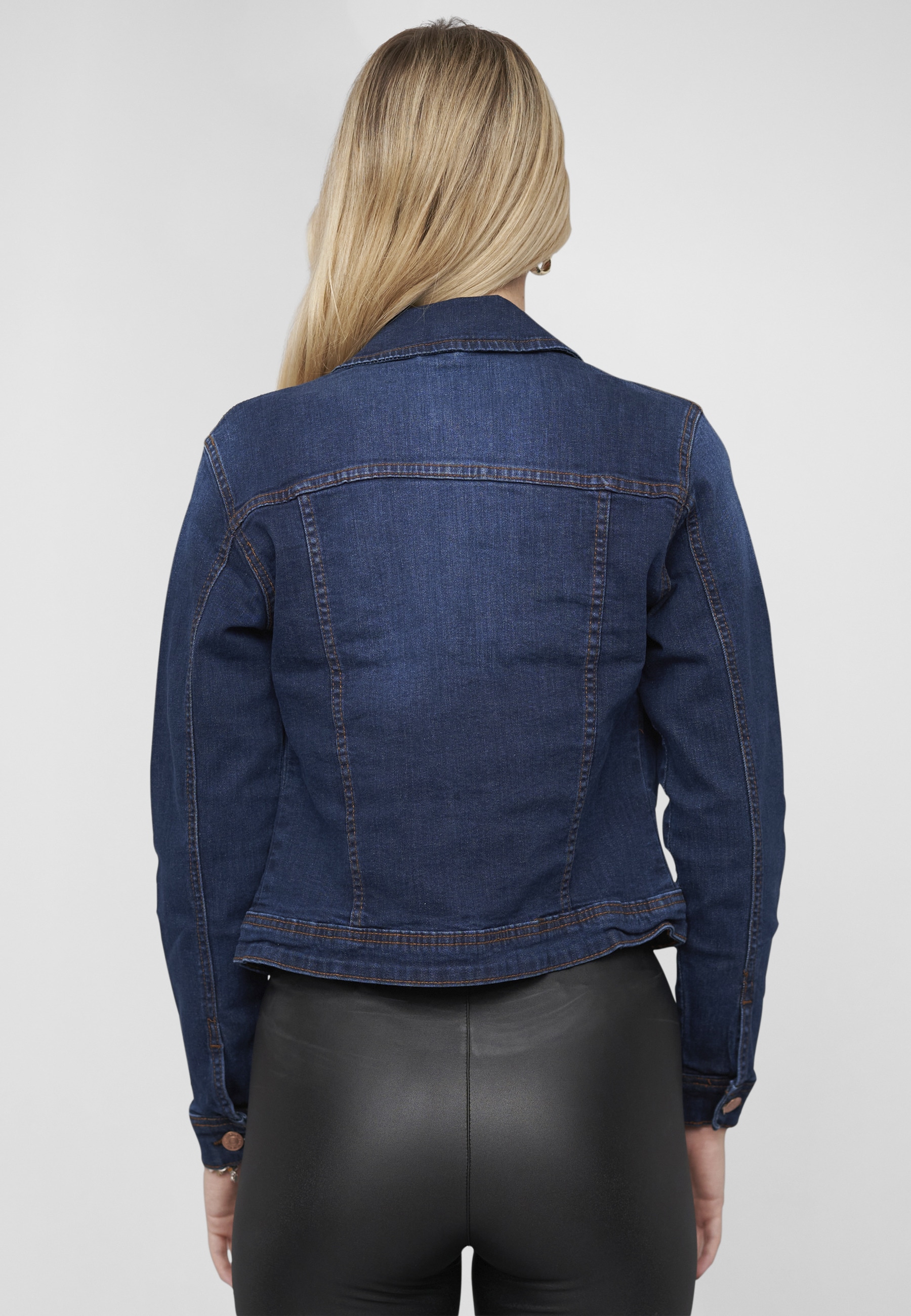 CLOUD 5IVE Jeansjacke »CLOUD 5IVE Damen Jeans Jacke« 1 Stk. tlg. ohne Kapuze