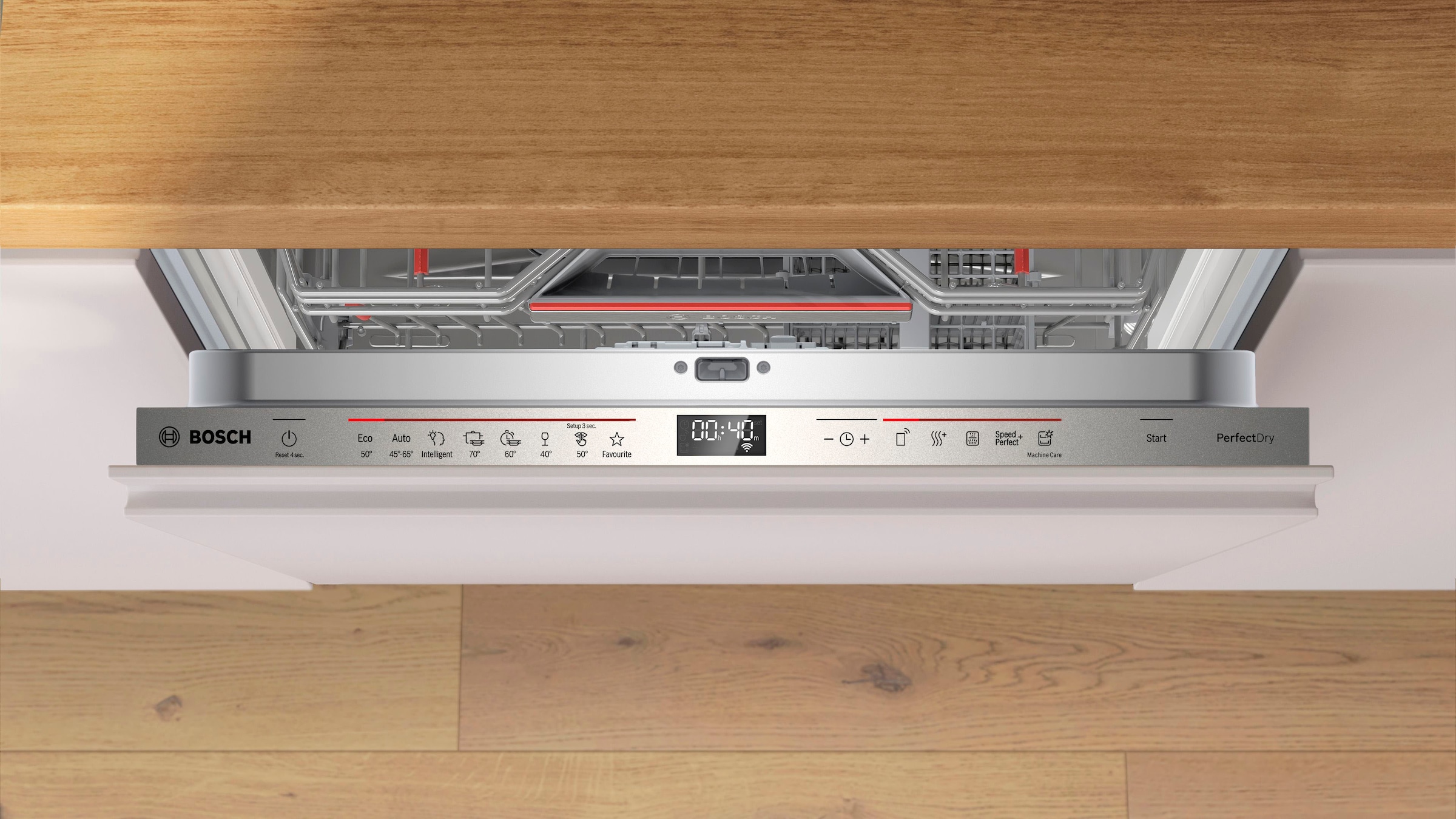 BOSCH vollintegrierbarer Geschirrspüler XXL, Serie 6 »SBV6YAX04E«, 13 Maßgedecke