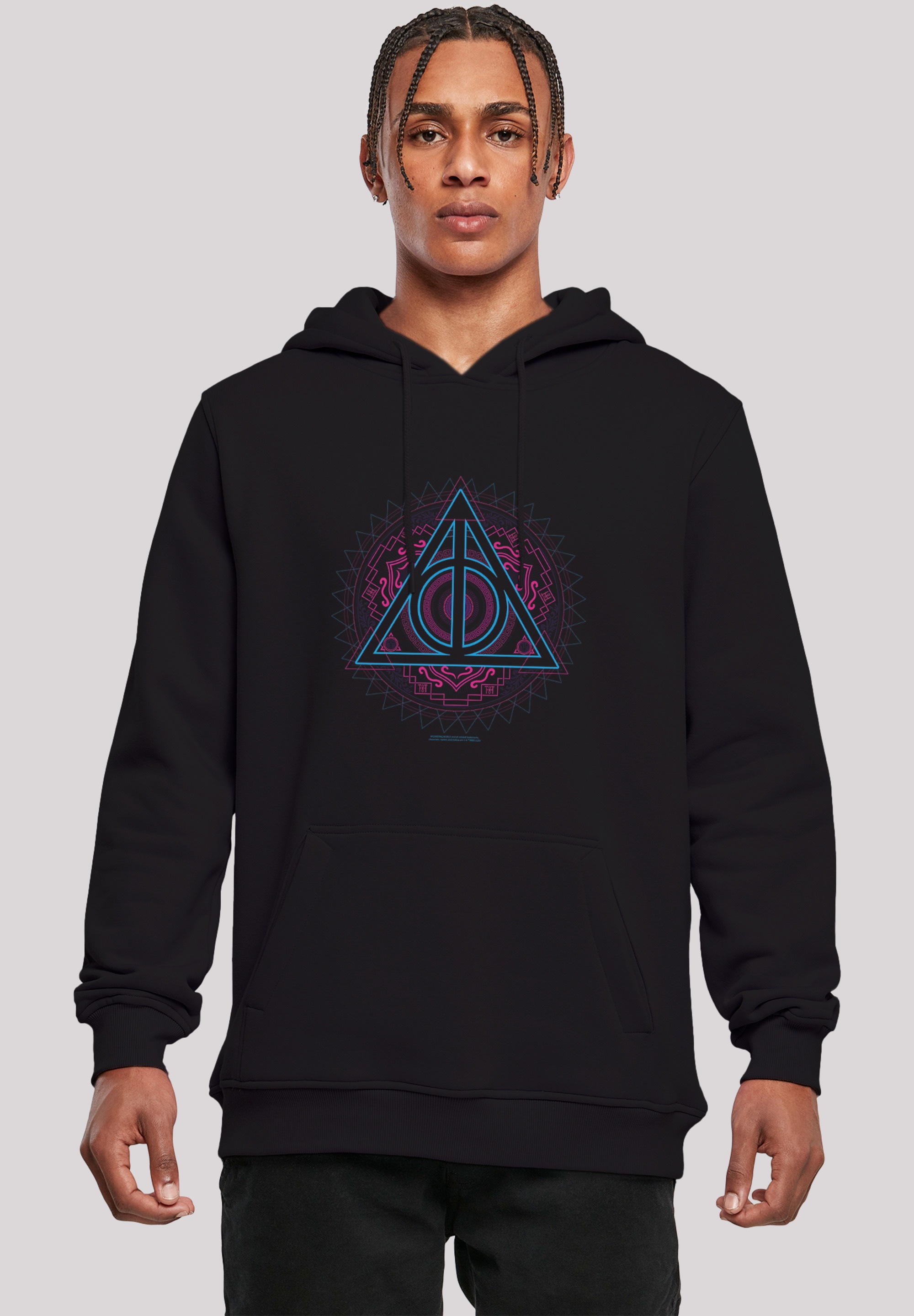 F4NT4STIC Kapuzenpullover "Harry Potter Neon Heiligtümer des Todes", Print