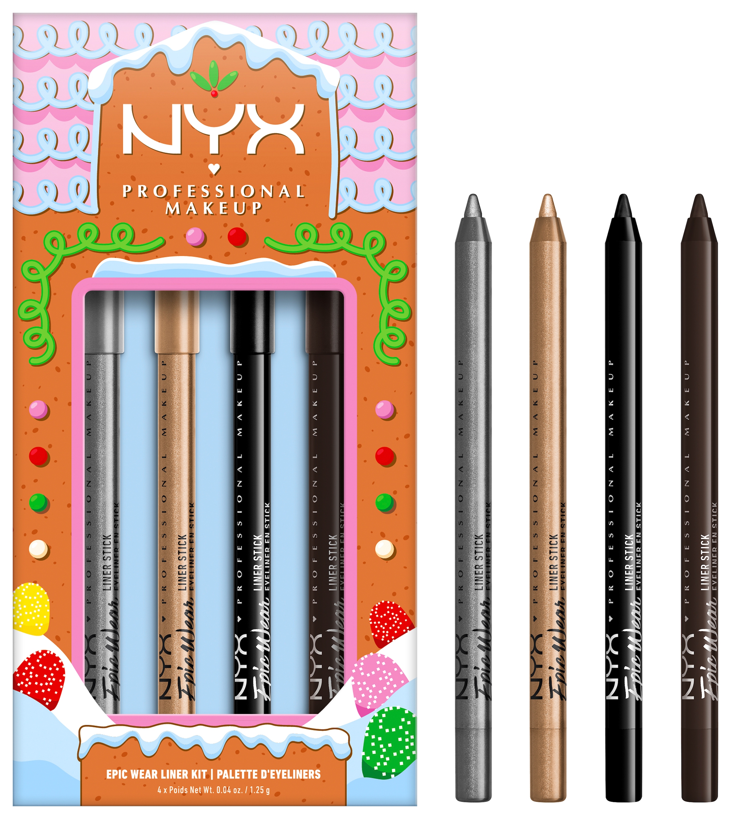 NYX Eyeliner »NYX Professional Makeup Epic Wear Liner Stick Kit«