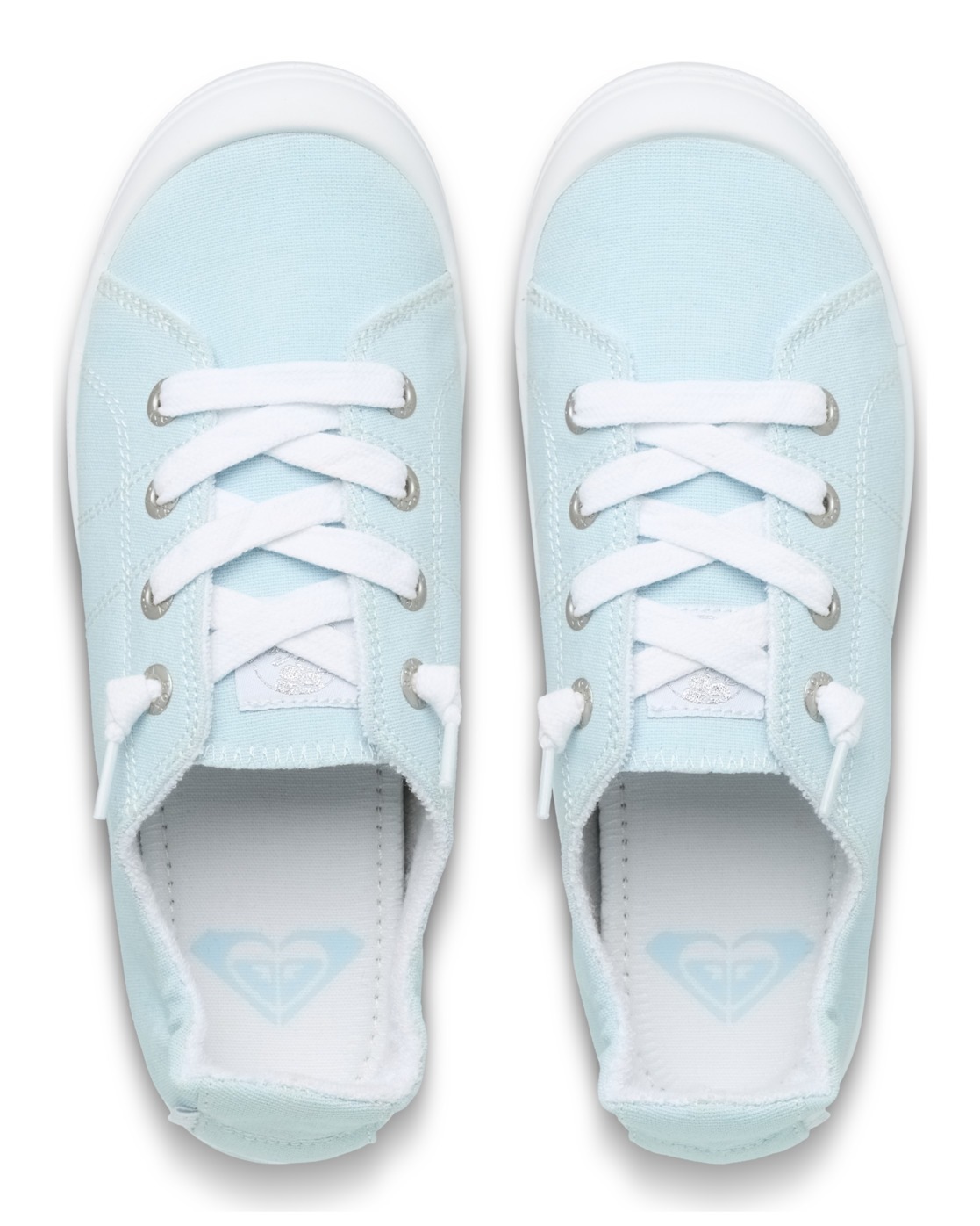 Sneaker ROXY "Bayshore Plus", Damen, Gr. 8,5(39), blau jay, silber, Obermaterial:Obermaterial: 98, 95% Walkfrottier / 1, 05% Metall, Futter: 100% Textil, Laufsohle: 100% TPR;, Schuhe Sneaker 3