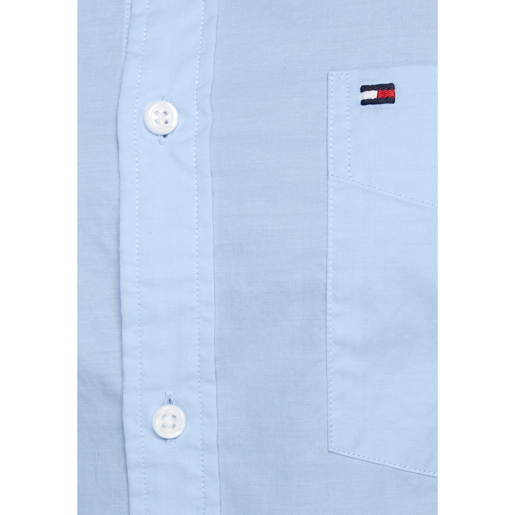 Tommy Hilfiger Kurzarmhemd »SLIM SUMMER POPLIN SHIRT«