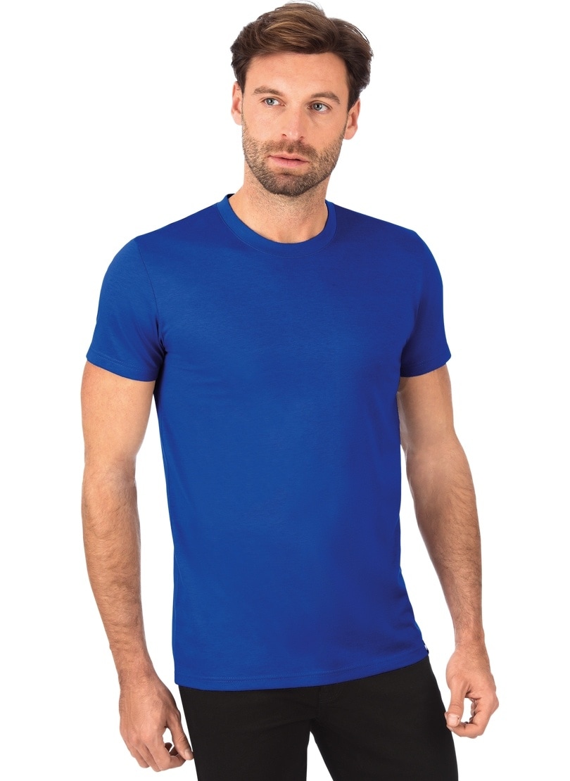 Black Friday Trigema T-Shirt »TRIGEMA Baumwolle« T-Shirt Slim | Fit DELUXE aus BAUR