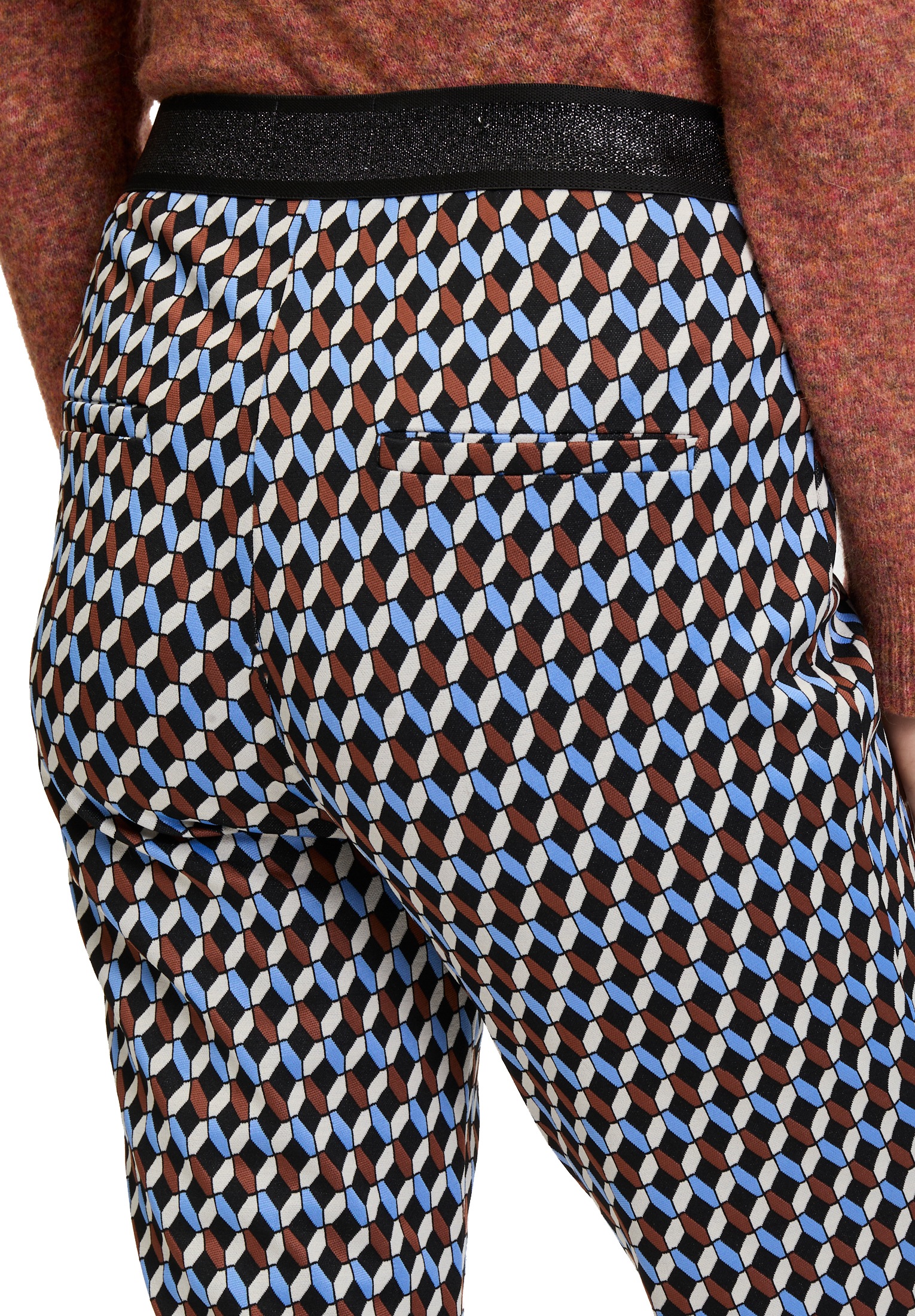 Cartoon Schlupfhose »Cartoon Damen Schlupfhose mit Jacquard«, Material