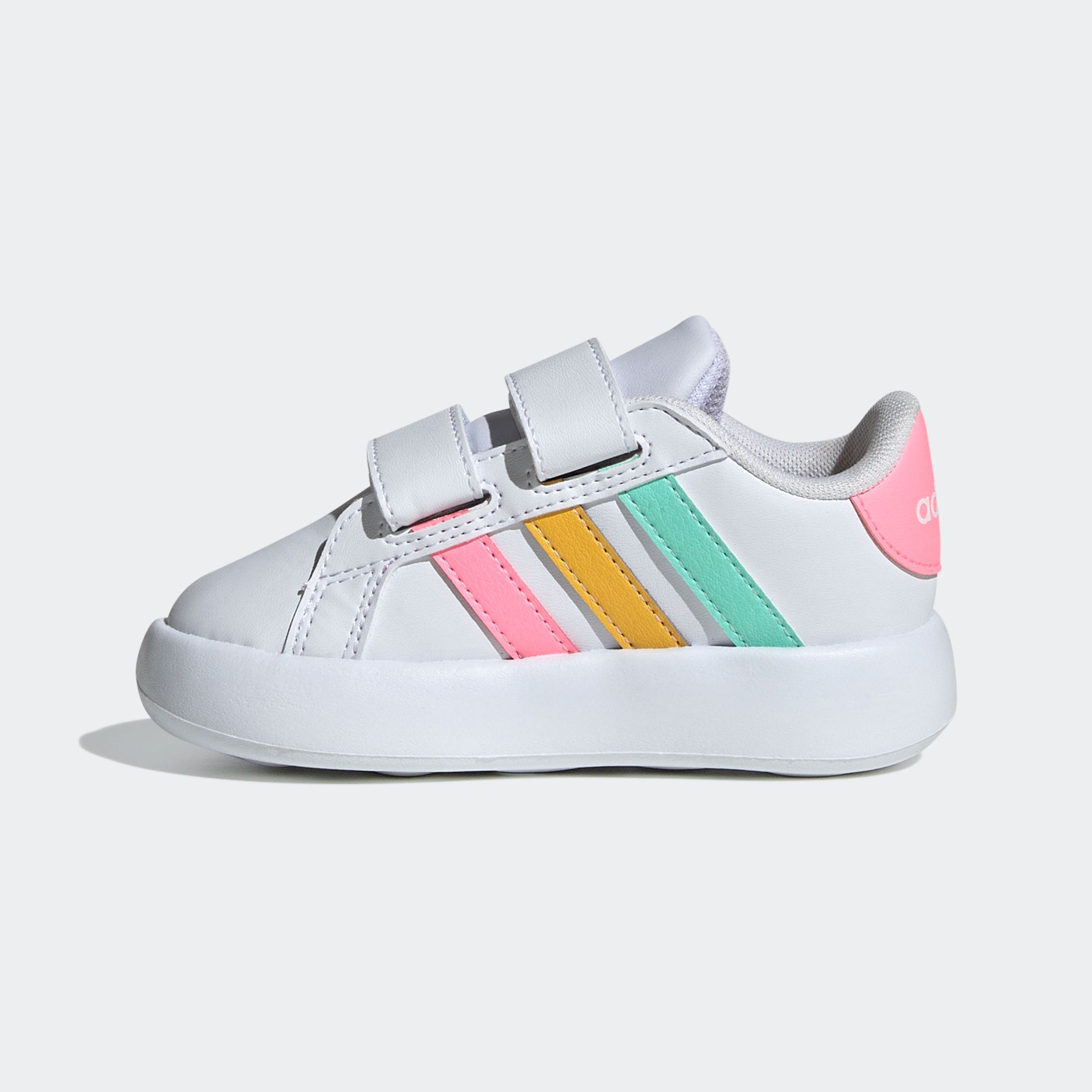 adidas Sportswear Klettschuh »GRAND COURT 2.0 KIDS«, Design auf den Spuren des adidas Superstar, für Kinder