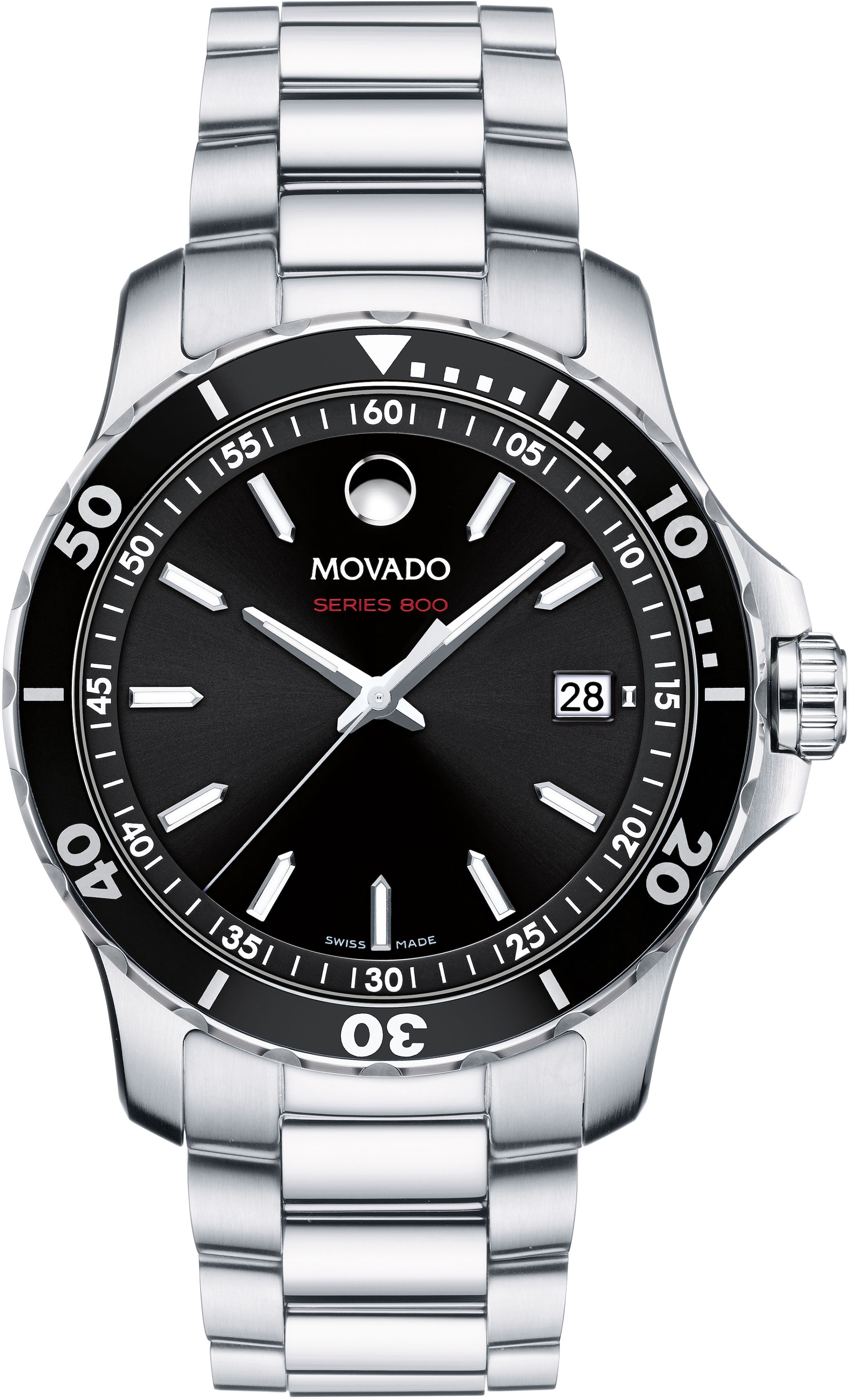 MOVADO Schweizer Uhr »Series 800, 2600135«, Quarzuhr, Armbanduhr, Herrenuhr, Damenuhr, Swiss Made