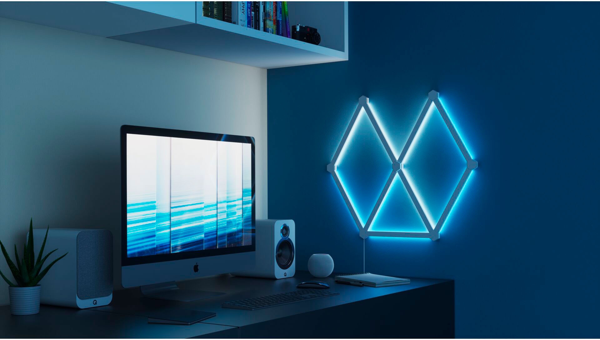 nanoleaf LED Lichtleiste »Lines«, Starter Kit - 9 PK, Modulares Stecksystem, Smarte Technologie