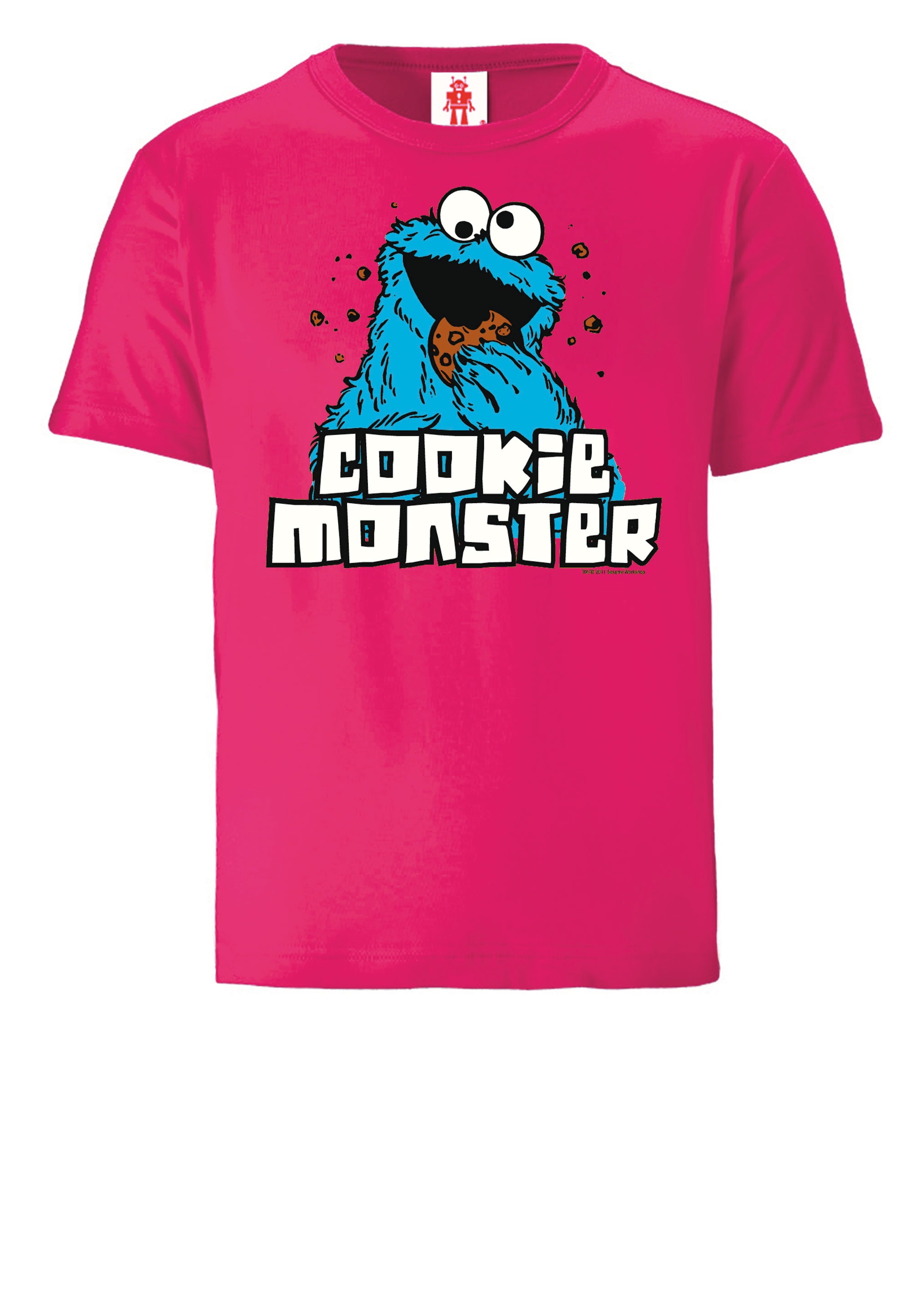 coolem LOGOSHIRT T-Shirt Krümelmonster«, mit - »Sesamstraße BAUR Frontprint bestellen |