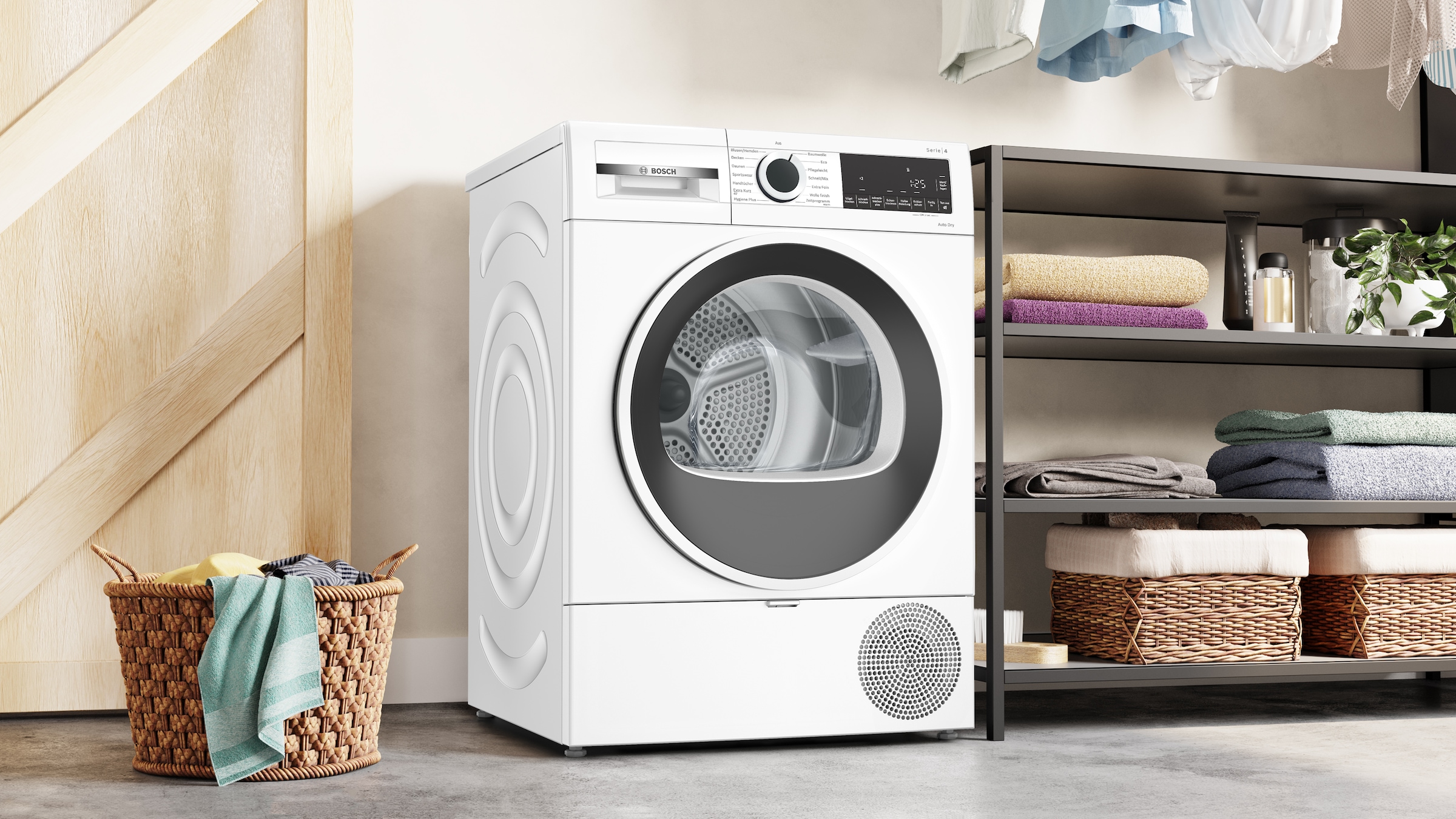 BOSCH Wärmepumpentrockner »WQA233MAX« Serie 4 Geringer Pflegeaufwand dank Easy Clean Condenser & Auto Dry