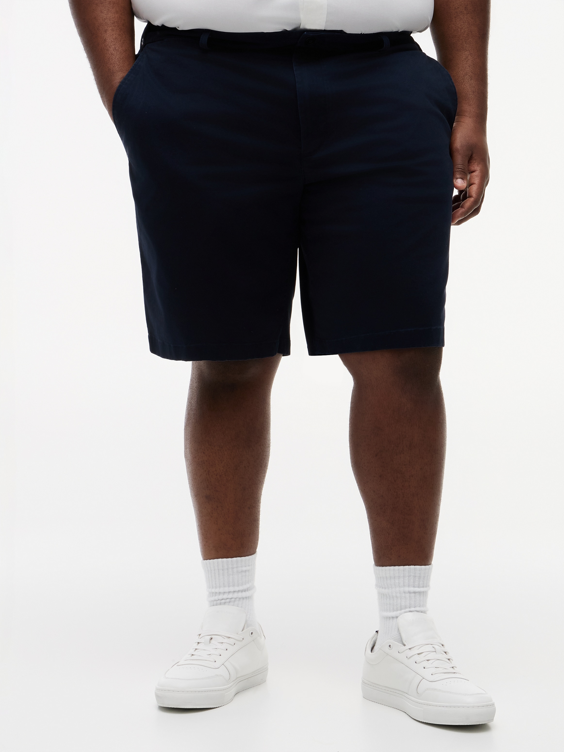 Tommy Hilfiger Big & Tall "BT-DNTN 9.5 ESS TWILL W/ BELT-B" Große Größe, normale Passform