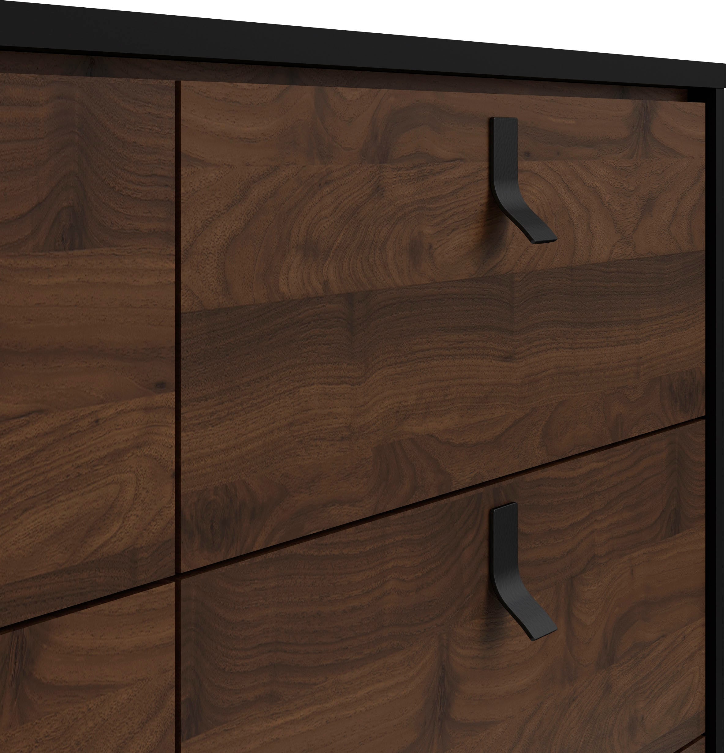andas Kommode »Ry Aufbewahrung, Schubladenschrank, Stauraum,«, Sideboard mit 6 Schubladen, Breite 150 cm, Höhe 95 cm, Massivholzbeine