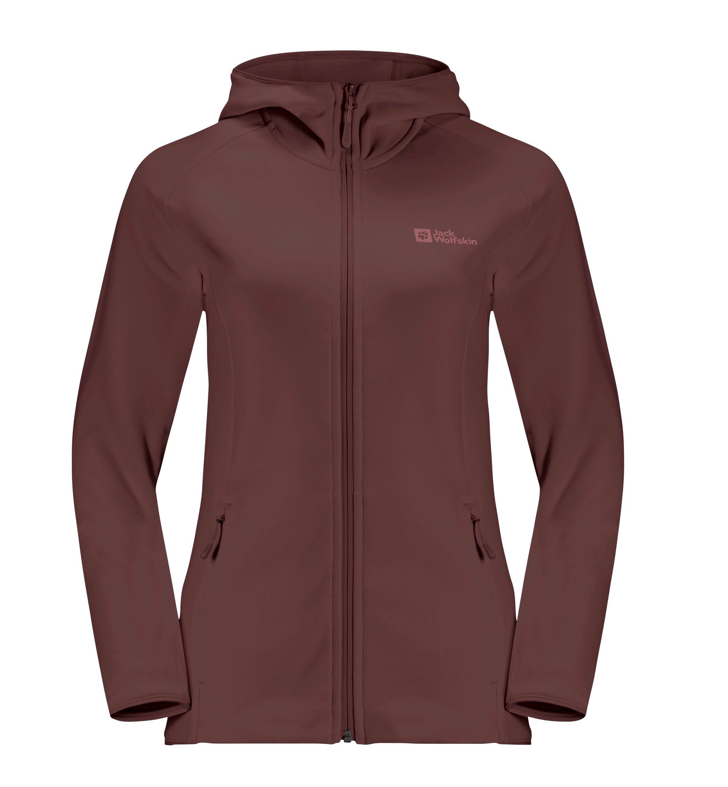 Jack Wolfskin Fleecejacke »BAISELBERG HOODED FZ W«, mit Kapuze, aus Stretch-Fleece für jeden Tag