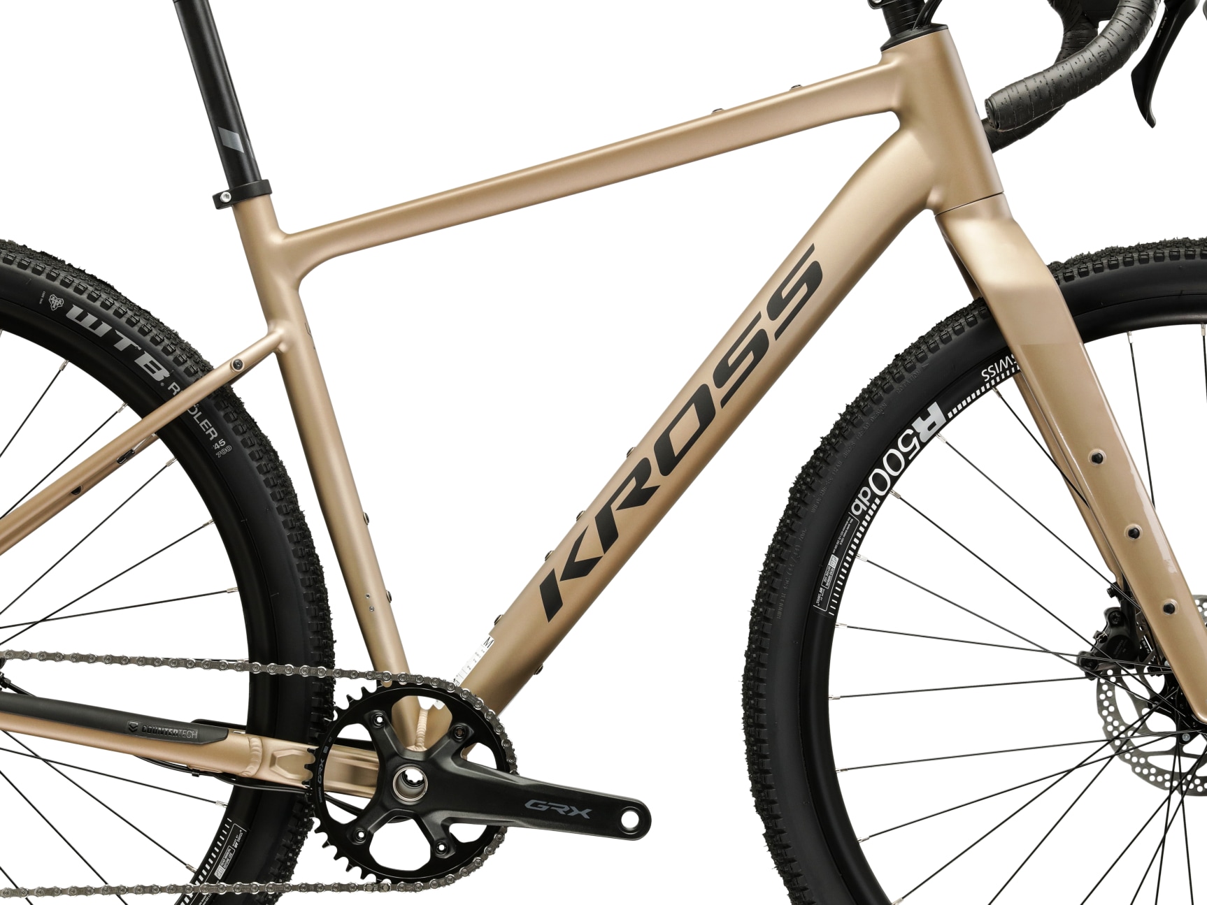 Kross Gravelbike »Gabel Carbon Esker 5.0 28" braun 12 Gänge 2026« 12 Gang Shimano GRX RX822 Schaltwerk Kettenschaltung Gabel aus Carbon