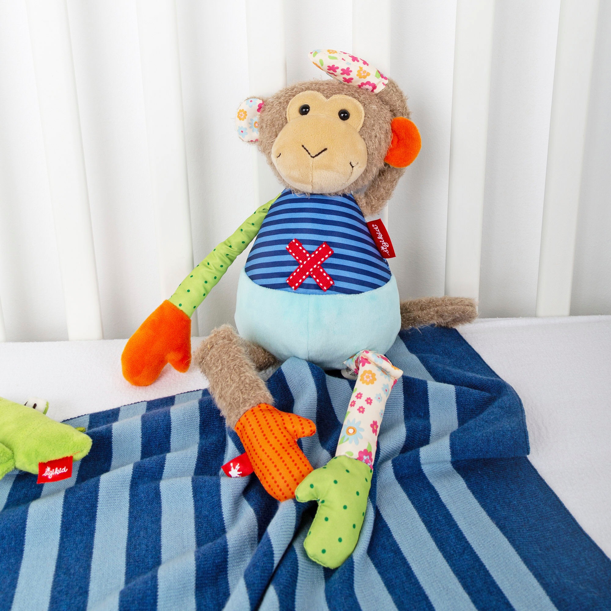 Sigikid Kuscheltier »Patchwork Sweety Affe«
