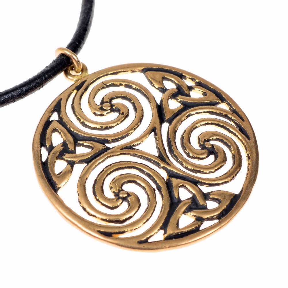 Adelia´s Amulett »Keltischer Anhänger / Amulett Keltisches Amulett Trinity«, World of the Vikings