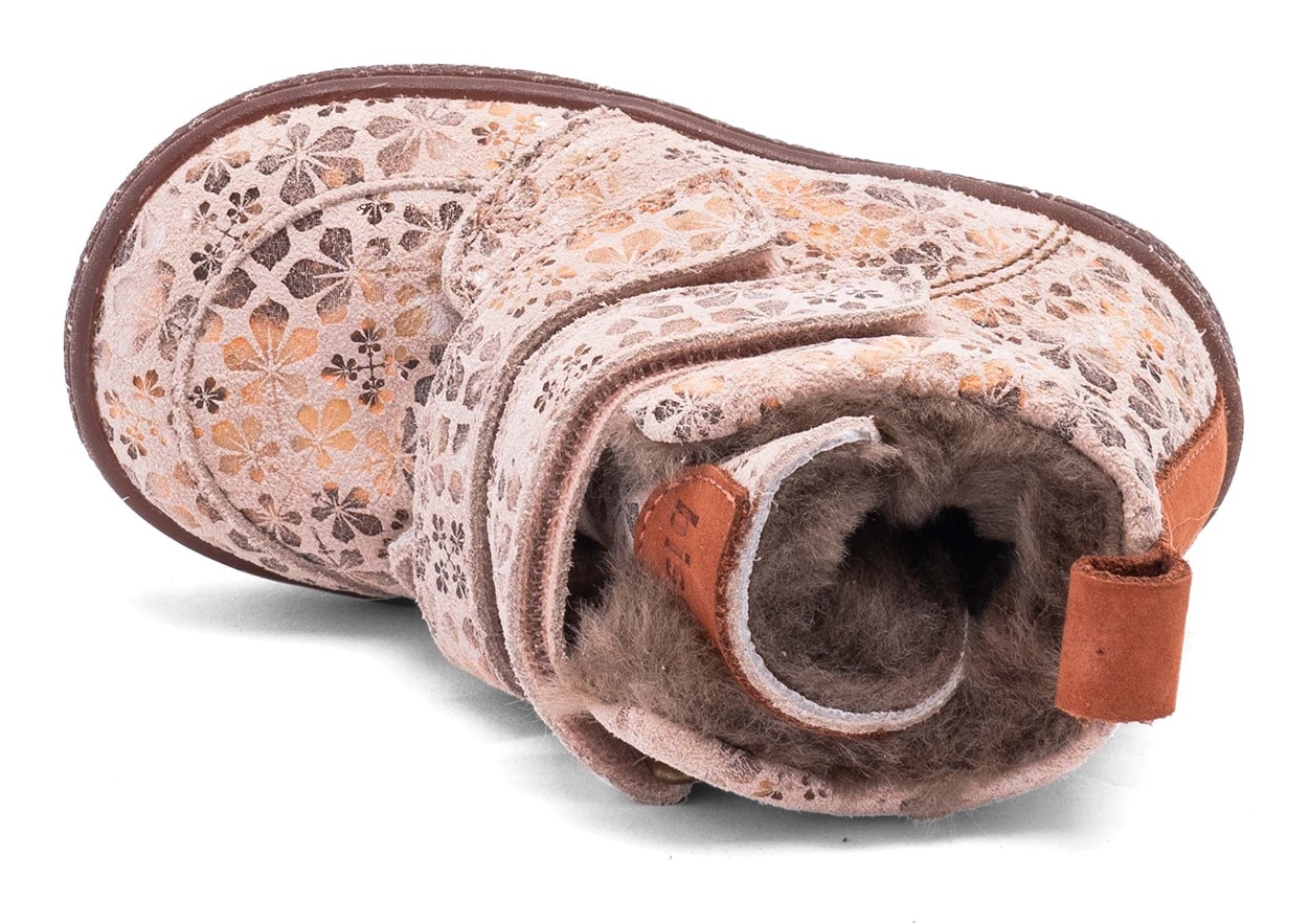 Bisgaard Lauflernschuh »storm lamb«, Babyschuh mit Lammfell, Größenschablone zum Download