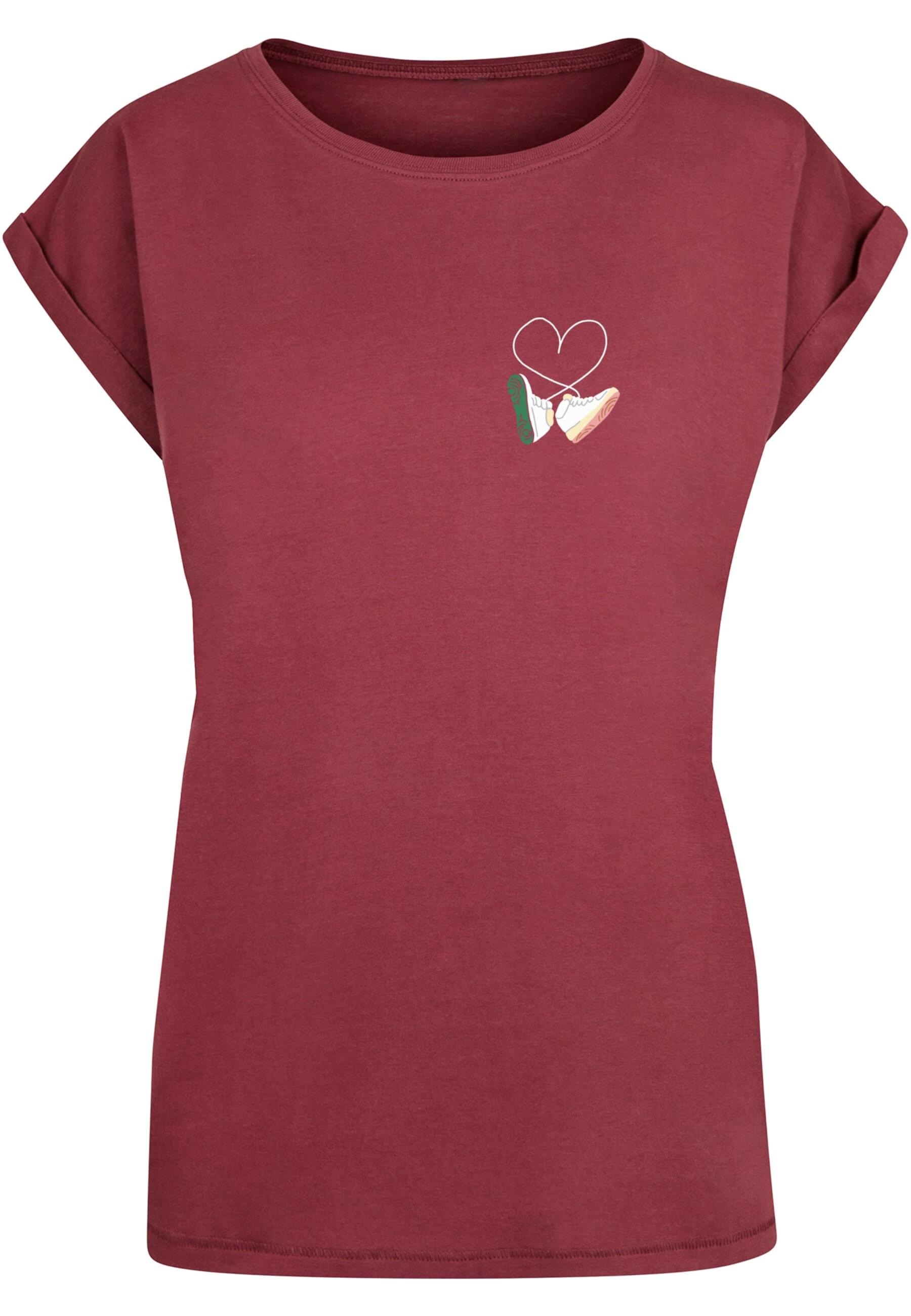 MisterTee Kurzarmshirt "MisterTee Damen Ladies Kicks Love EMB Tee", (1 tlg. günstig online kaufen