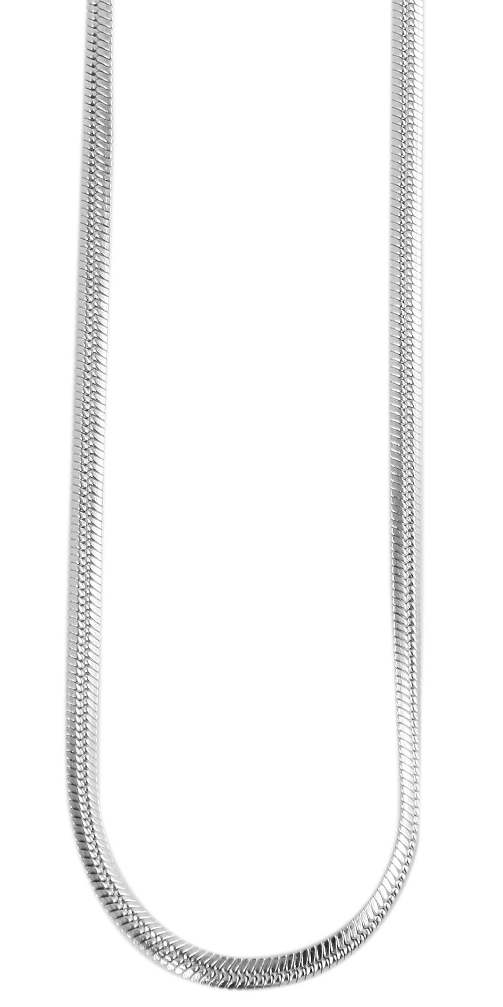 Adelia's Snake Chain Necklace Silver 45cm 2