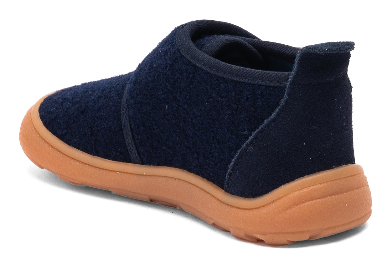Bisgaard Barfußschuh »barefoot basic«, Hausschuh mit Klettverschluss, Größenschablone zum Download