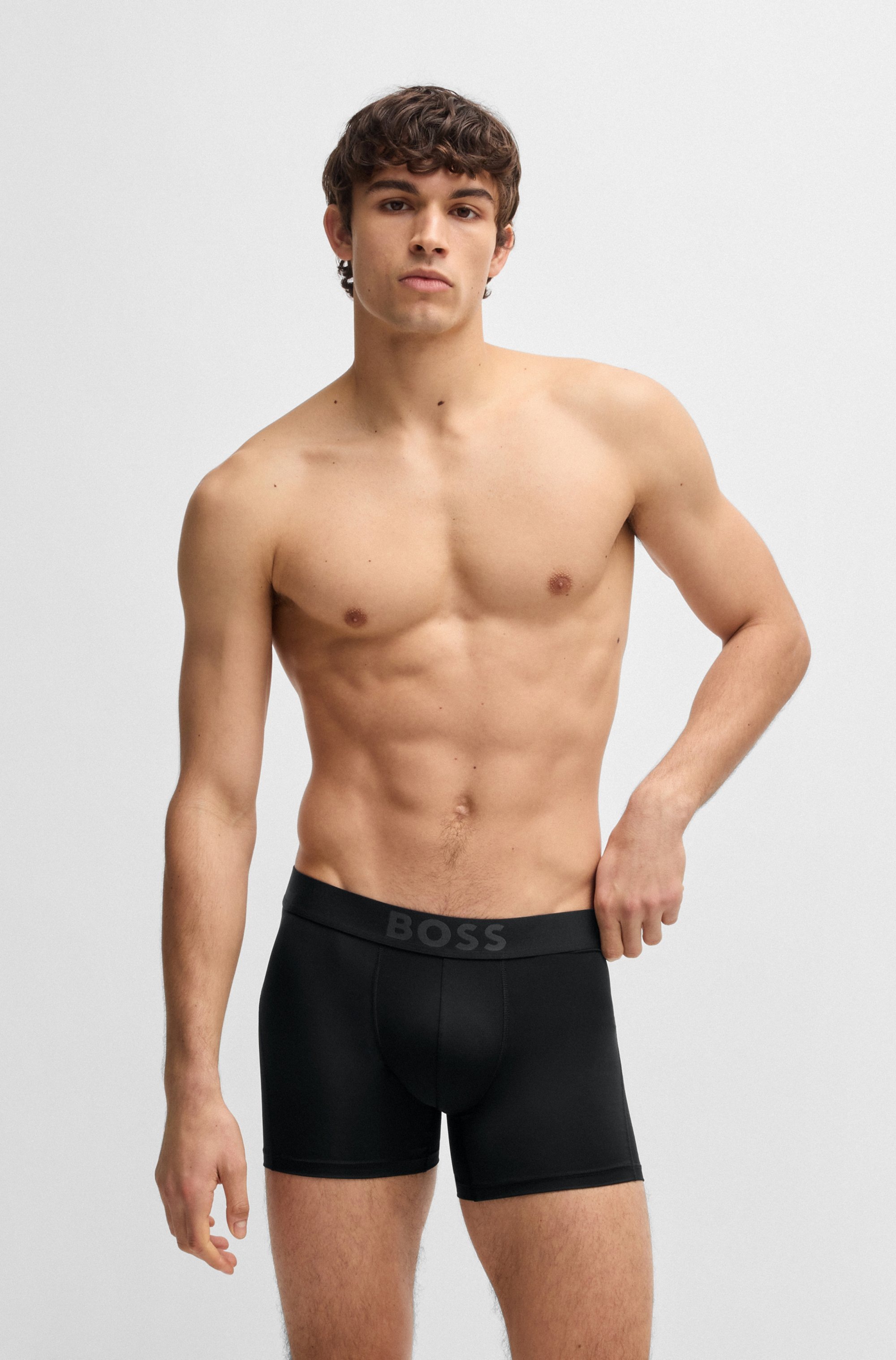 BOSS Boxer Packung, 3 Stk. mit Logobund günstig online kaufen