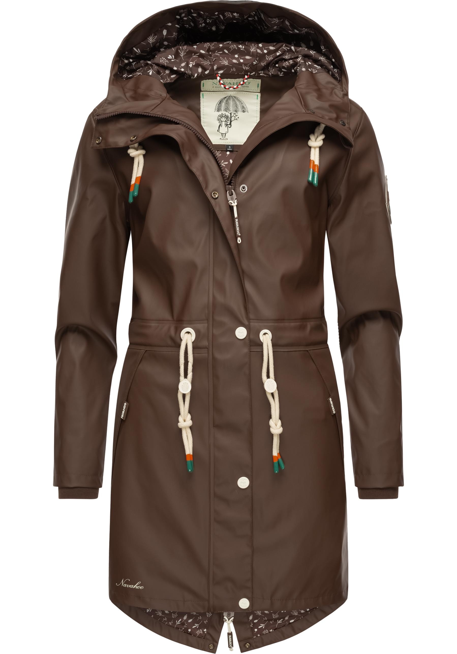 Regenjacke für modischer »Tropical BAUR mit Damen Outdoor Stormoo«, Kapuze, kaufen | Regenmantel Navahoo