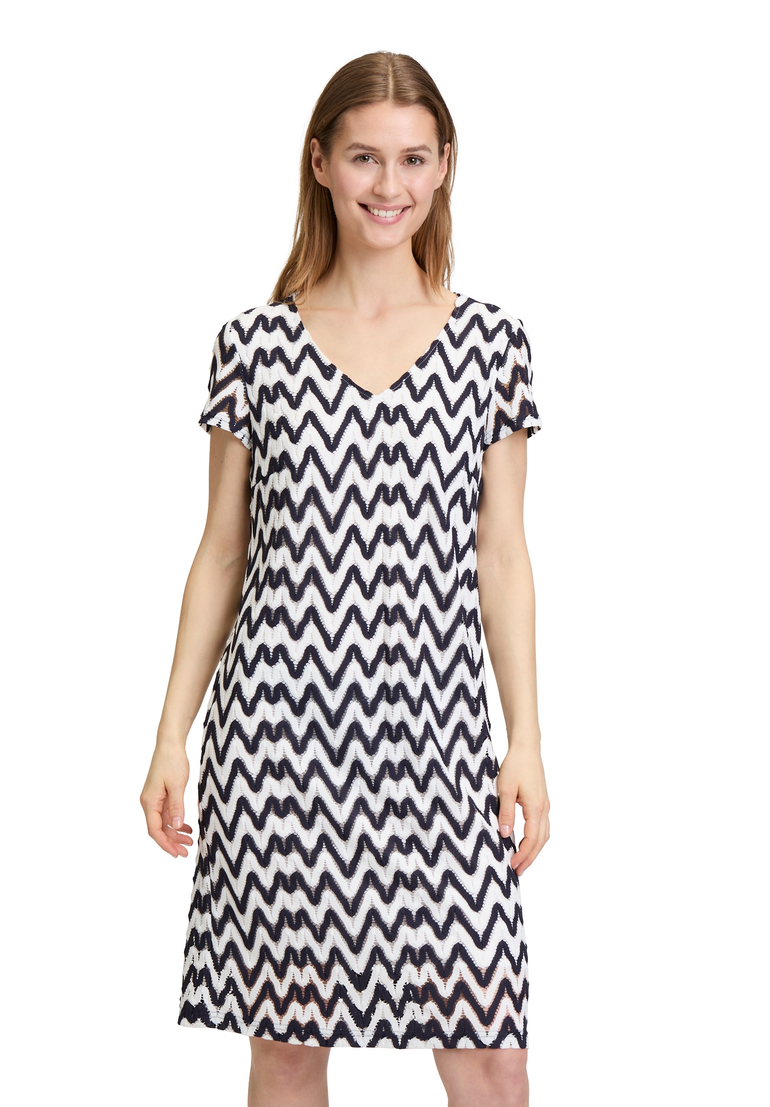 Betty Barclay Sommerkleid "Betty Barclay Damen Sommerkleid mit V-Ausschnitt günstig online kaufen
