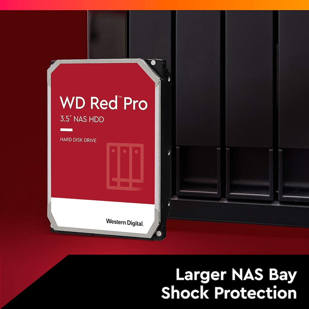 Western Digital HDD-NAS-Festplatte »WD Red Pro 20TB«, 3,5 Zoll, Anschluss SATA III