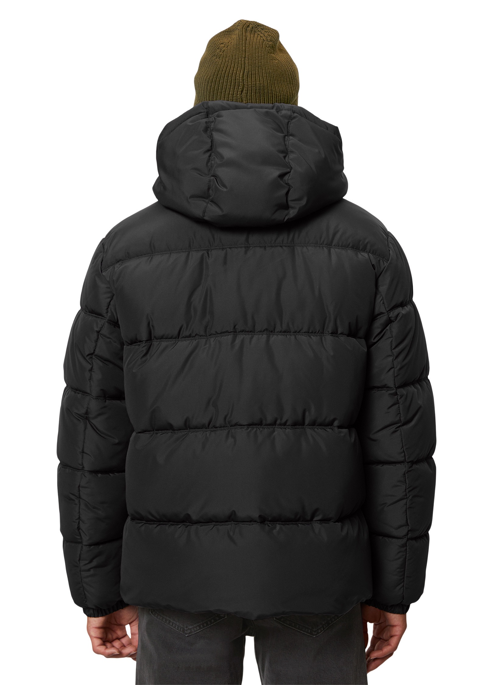 Marc O'Polo DENIM Outdoorjacke »mit No-Down-Wattierung«, ohne Kapuze