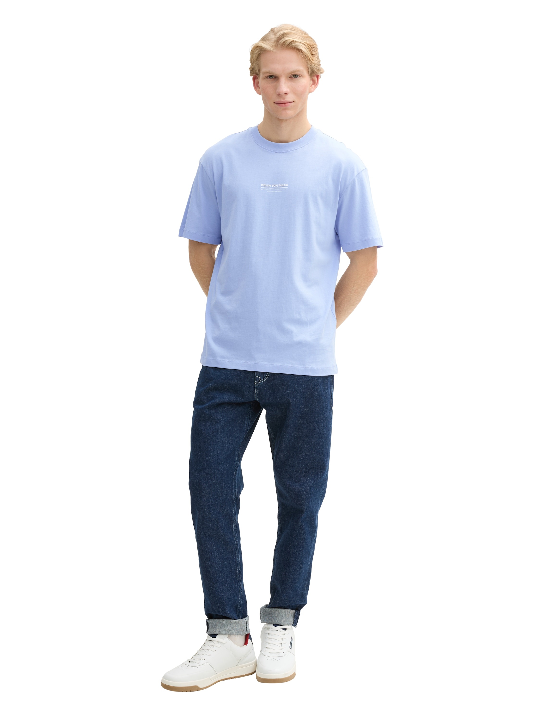 TOM TAILOR Denim T-Shirt, mit Marken-Frontprint